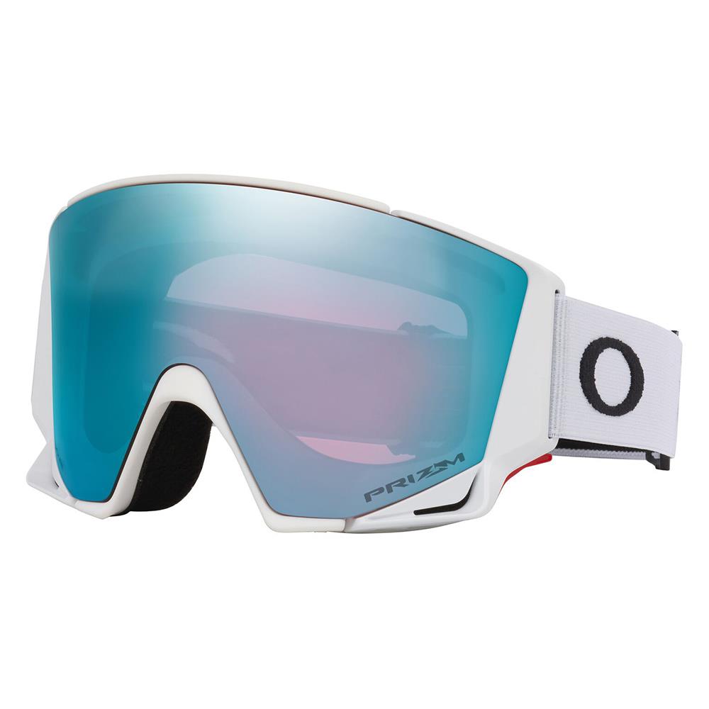 Oakley Flow Scape M Goggles Matte White - Prizm Sapphire + Prizm Iced Lens