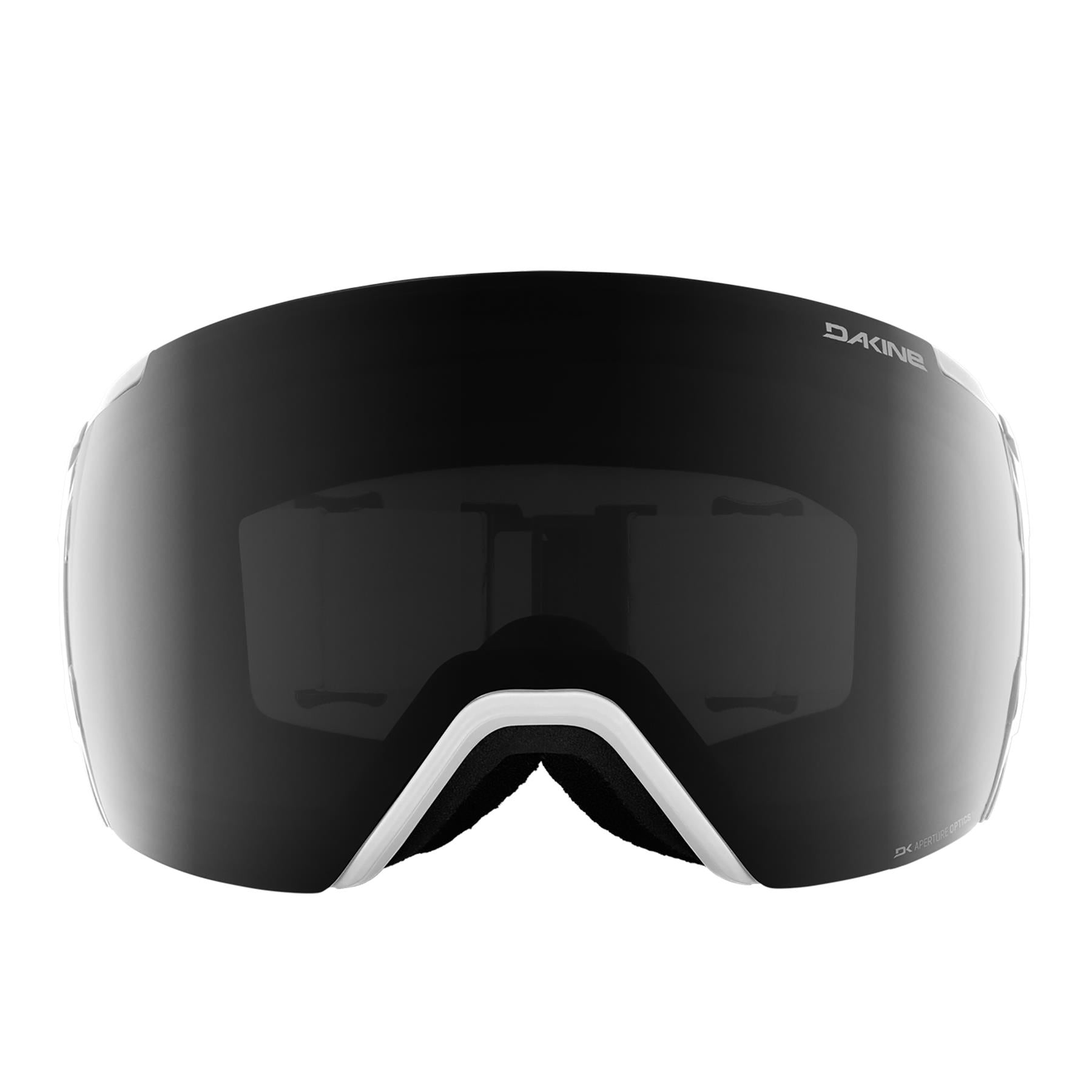 Dakine Domain Snow Goggles Plus White - Dark Black + Storm Rose Lens