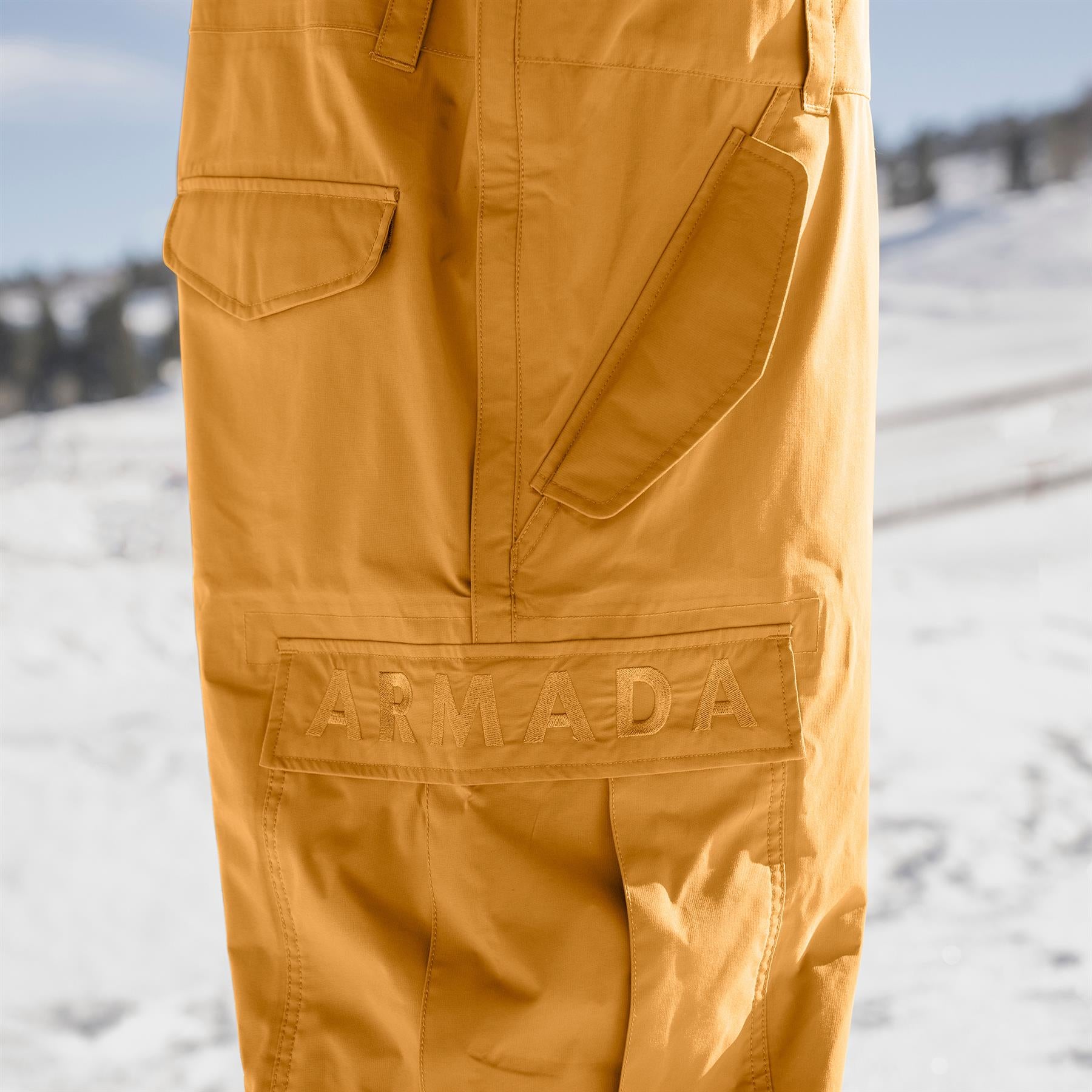Armada Sumpter 2L Mens Bib Pants Golden Brown