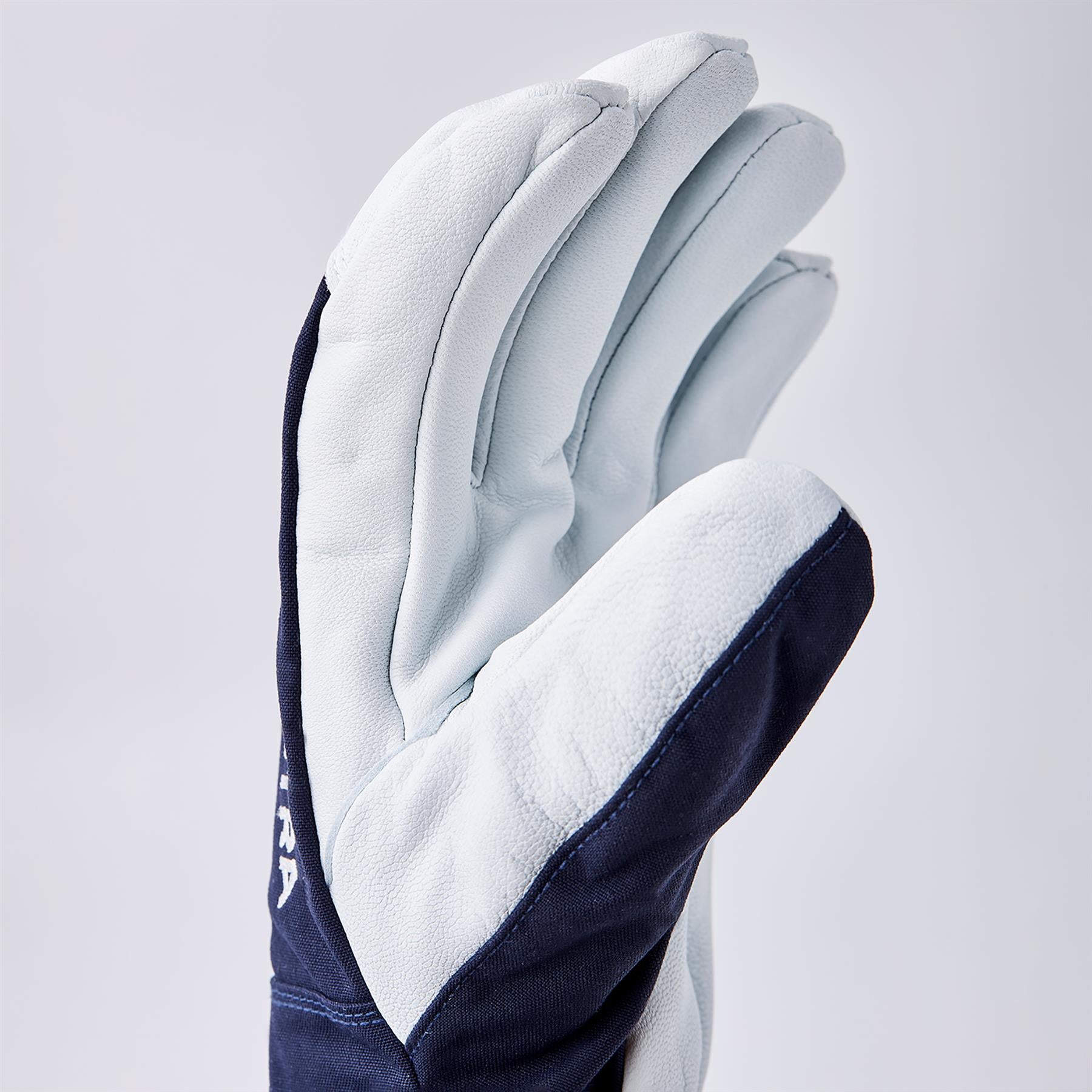 Hestra Army Leather Heli Ski Gloves Navy