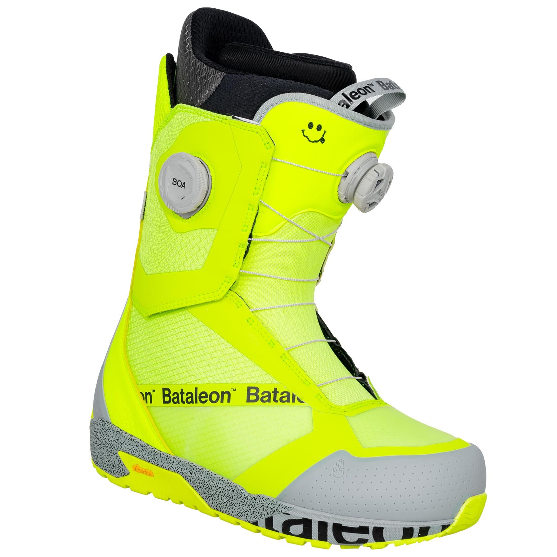 Bataleon Salsa Double BOA Mens Snowboard Boots Neon Yellow 2026