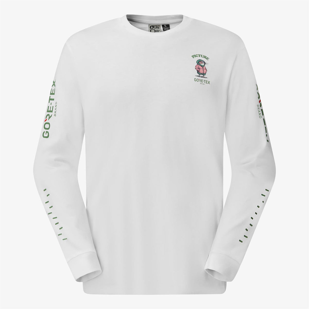 Picture x GTX LS Mens Tee White