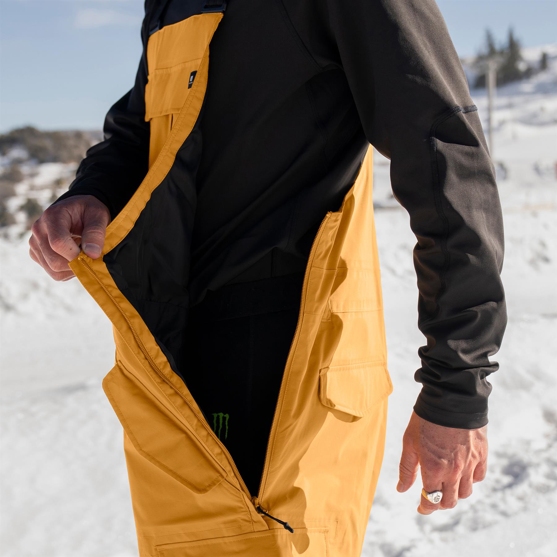 Armada Sumpter 2L Mens Bib Pants Golden Brown