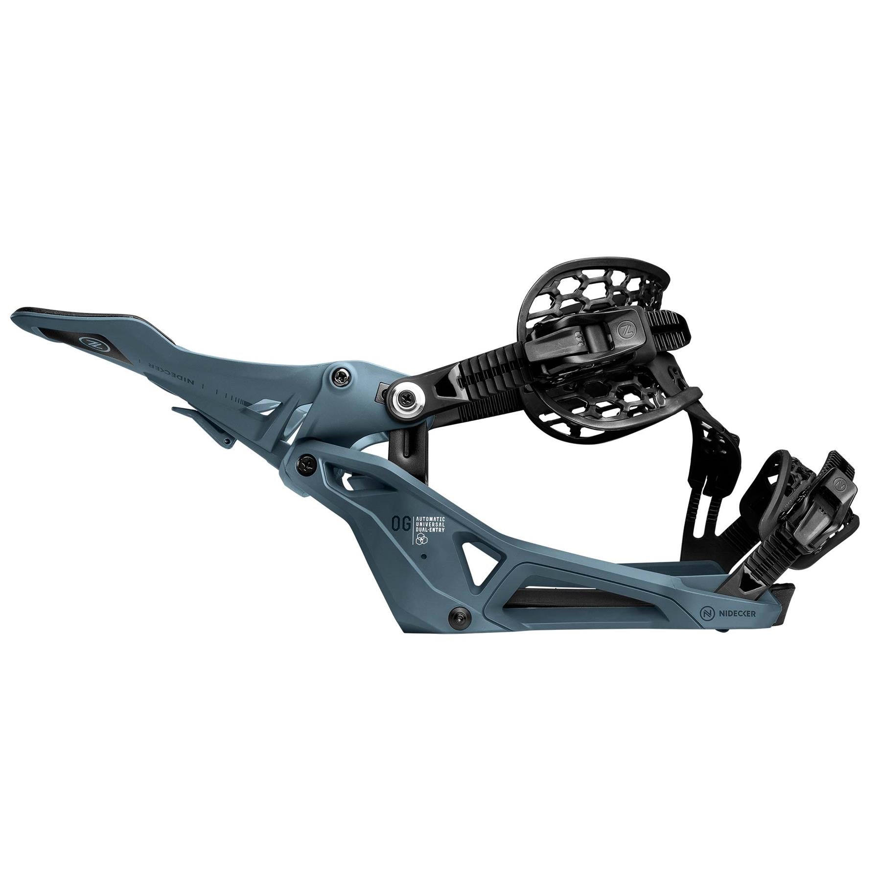 Nidecker Supermatic OG Step-In Snowboard Bindings Atlantic 2026