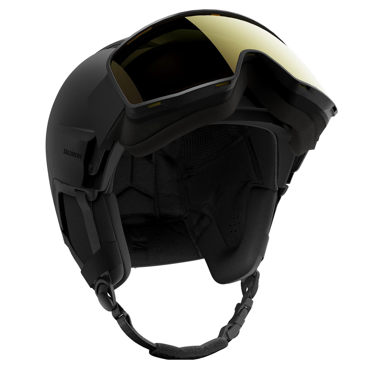 Salomon Driver Pro Sigma Photo MIPS Visor Ski + Snowboard Helmet Black - Red Photo Lens