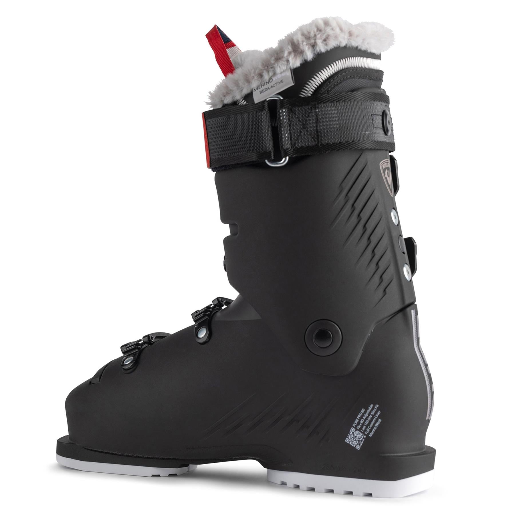 Rossignol Pure Pro 80 Womens Ski Boots Metal Black 2026