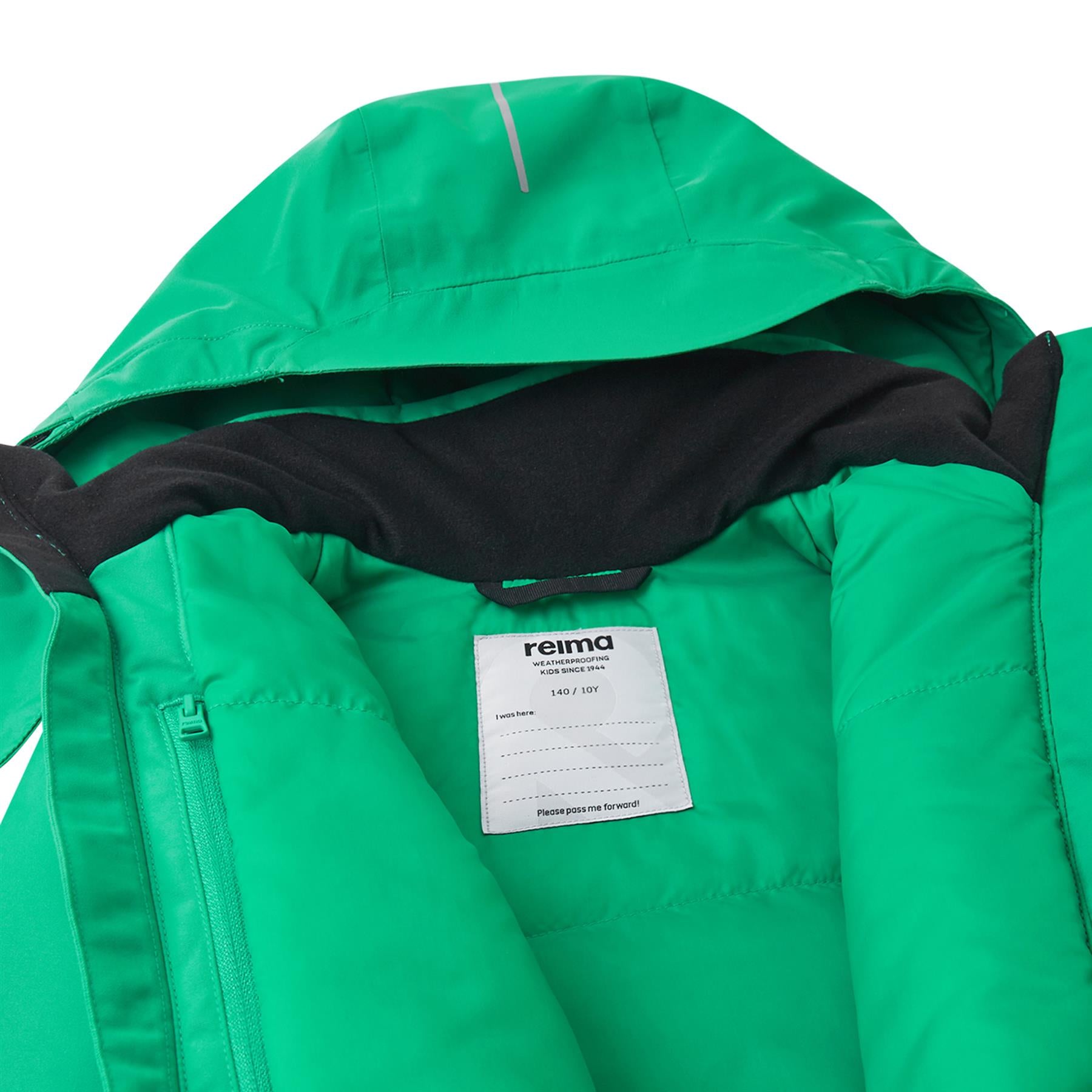 Reima Tieten Kids Jacket Green