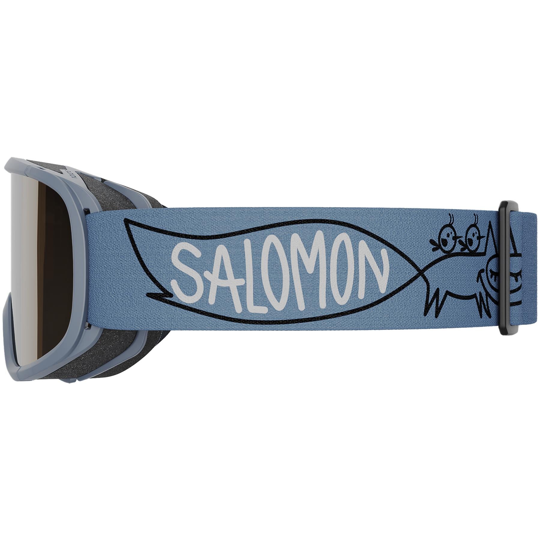 Salomon Rio Kids Goggles Smoke Blue - Gold Lens
