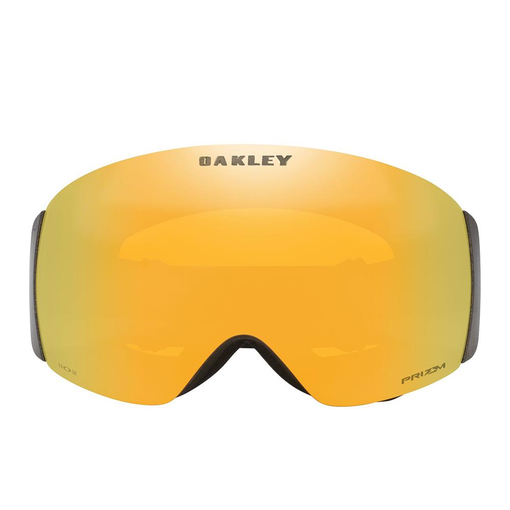 Oakley Flight Deck Pro M Goggles Metallic Black Gold - Prizm 24K + Prizm Iced Lens