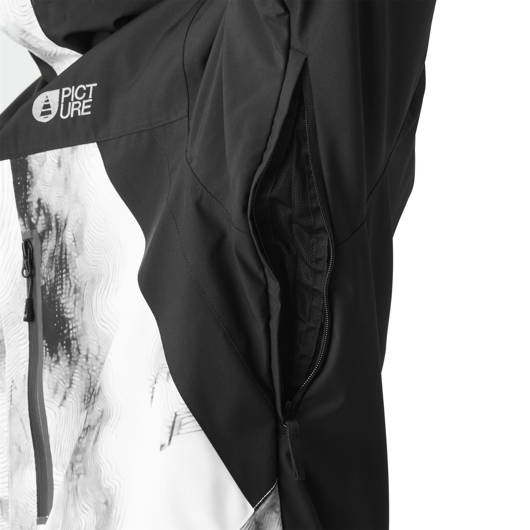 Picture Jomoh Mens Jacket Snowy Pine Print