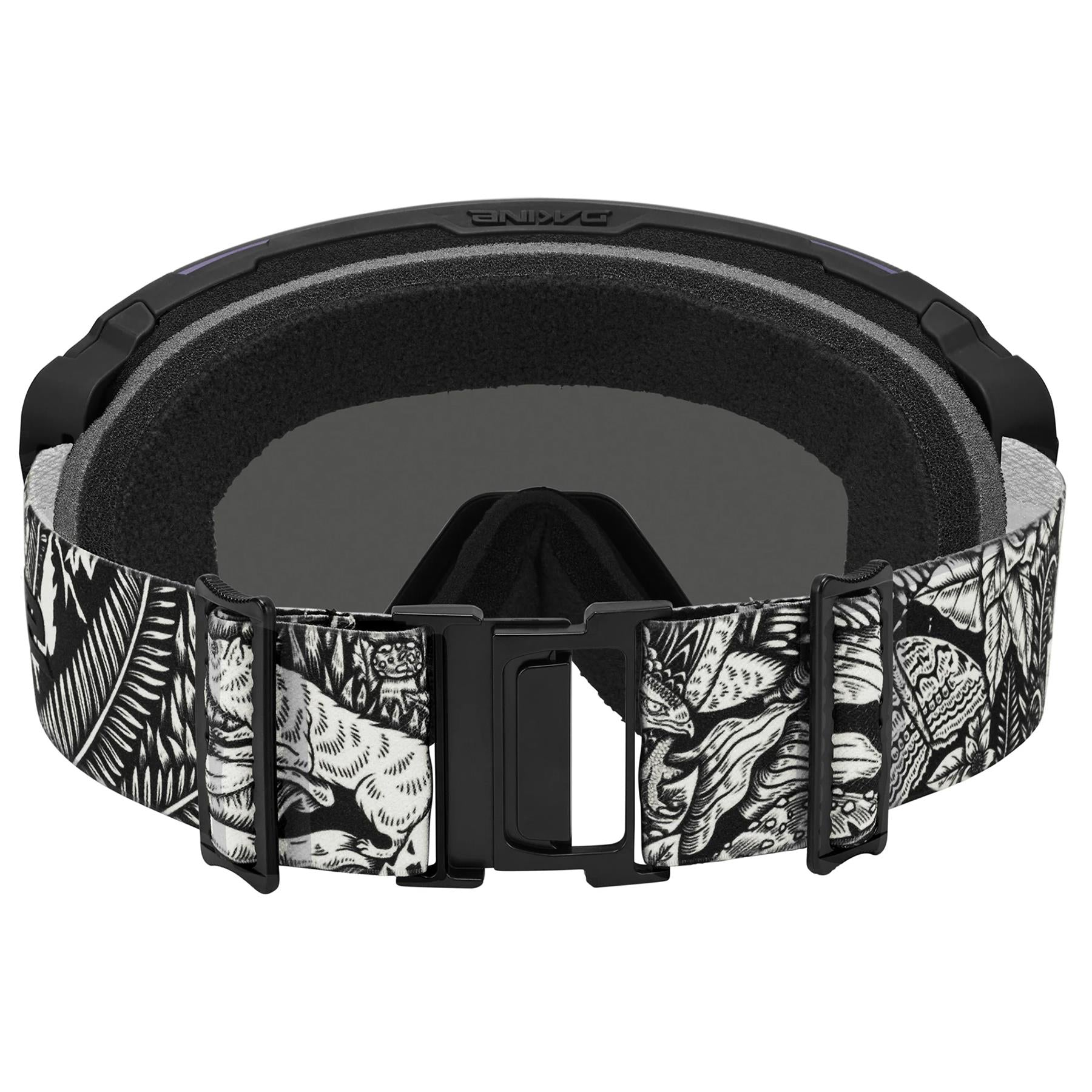 Dakine Domain Snow Goggles Plus Kingdom Black - Silver Mirror + Storm Rose Lens