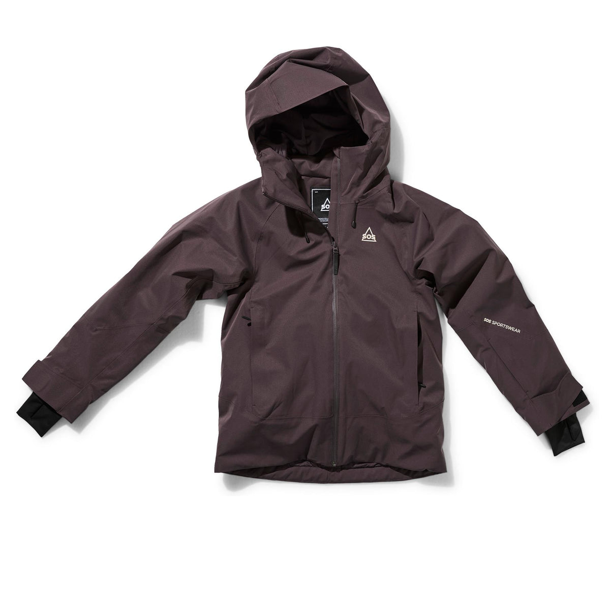 SOS Gravity Womens Insulated Jacket Shale Mud