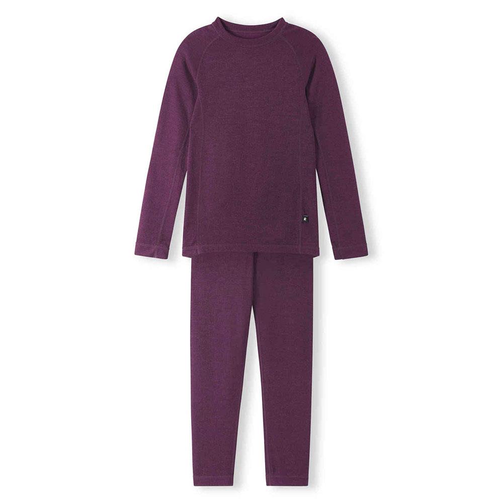 Reima Taitoa Kids Merino Thermal Set Deep purple