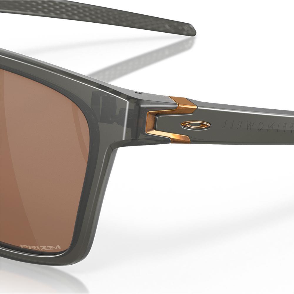 Oakley Leffingwell Sunglasses Matte Grey Smoke - Prizm Tungsten Lens