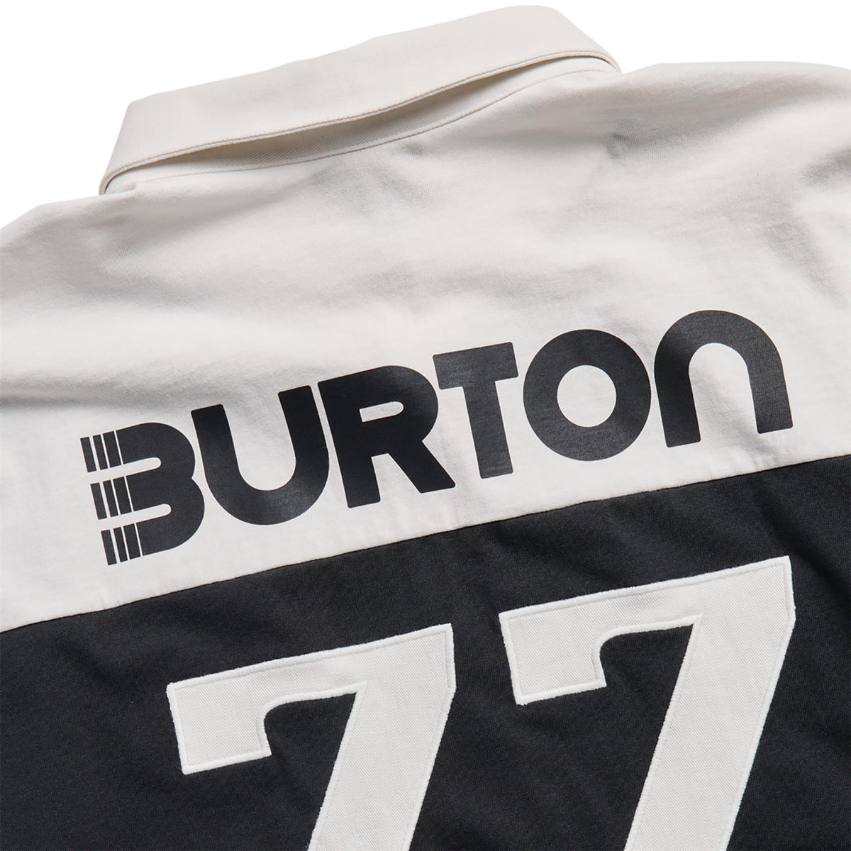 Burton Zeb Mens Rugby Shirt True Black/Stout White