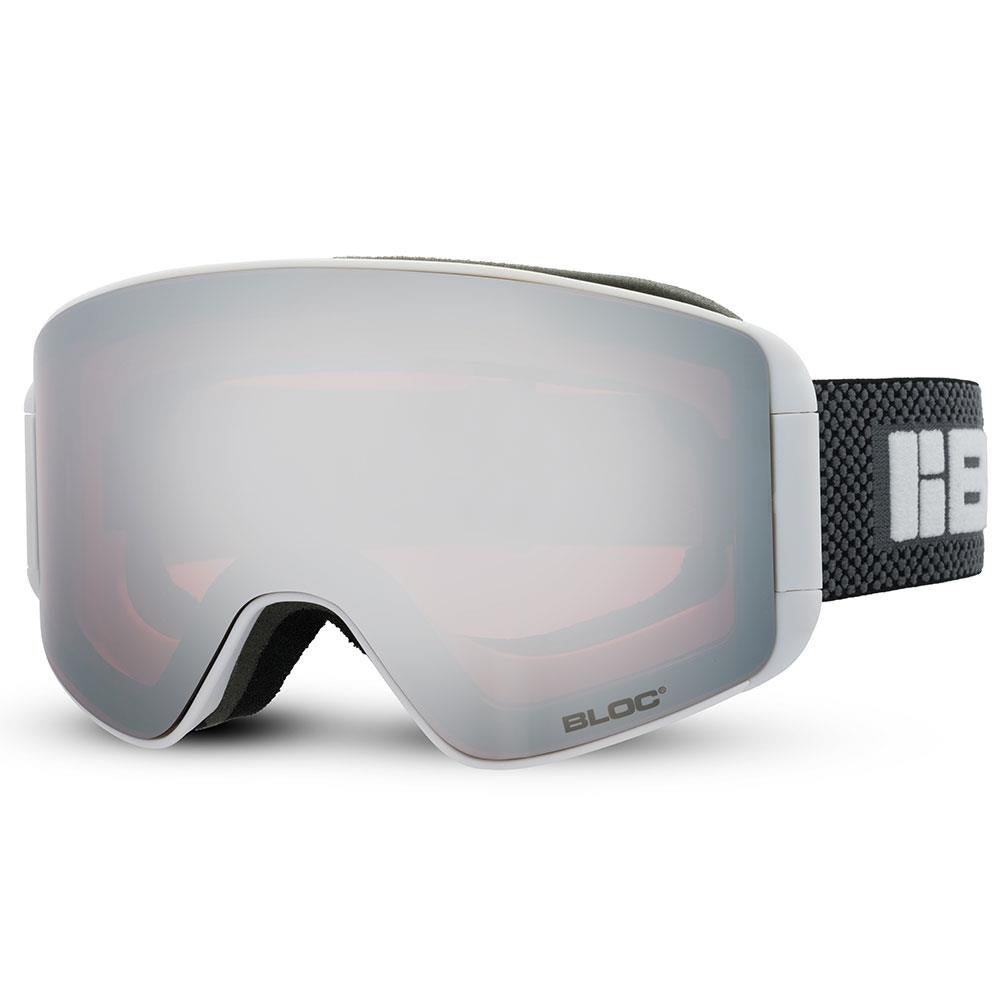 Bloc Eighty-Five Goggles Matt White - Purple Mirror Lens