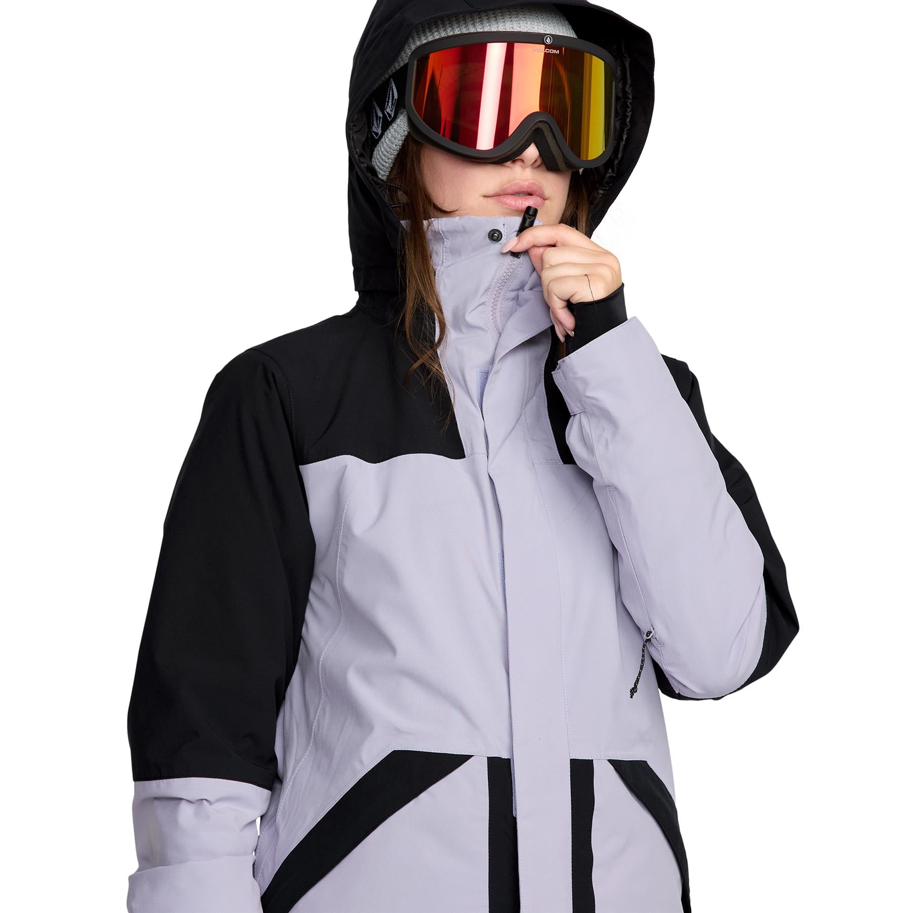 Volcom Shelter 20K 3D Womens Stretch Jacket Lavender Aura