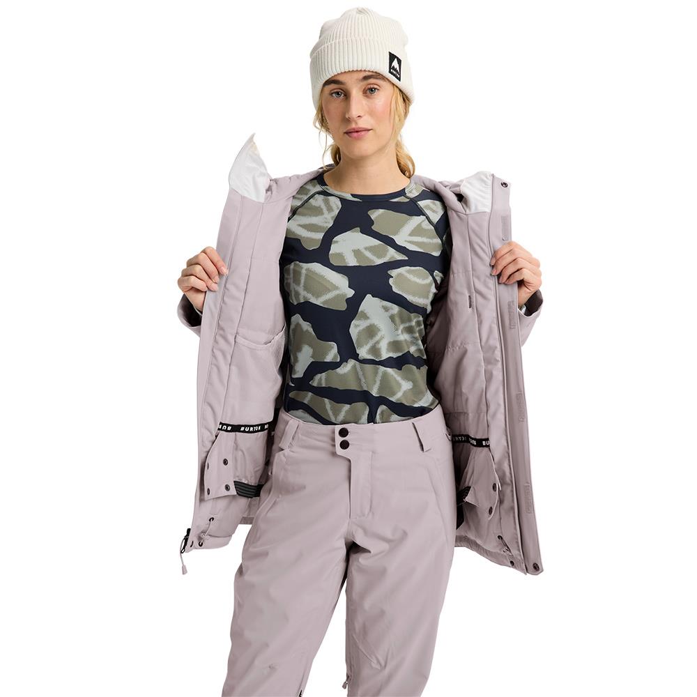 Burton Reserve 2L Insulated Womens Stretch Slim Jacket Washed Lavender