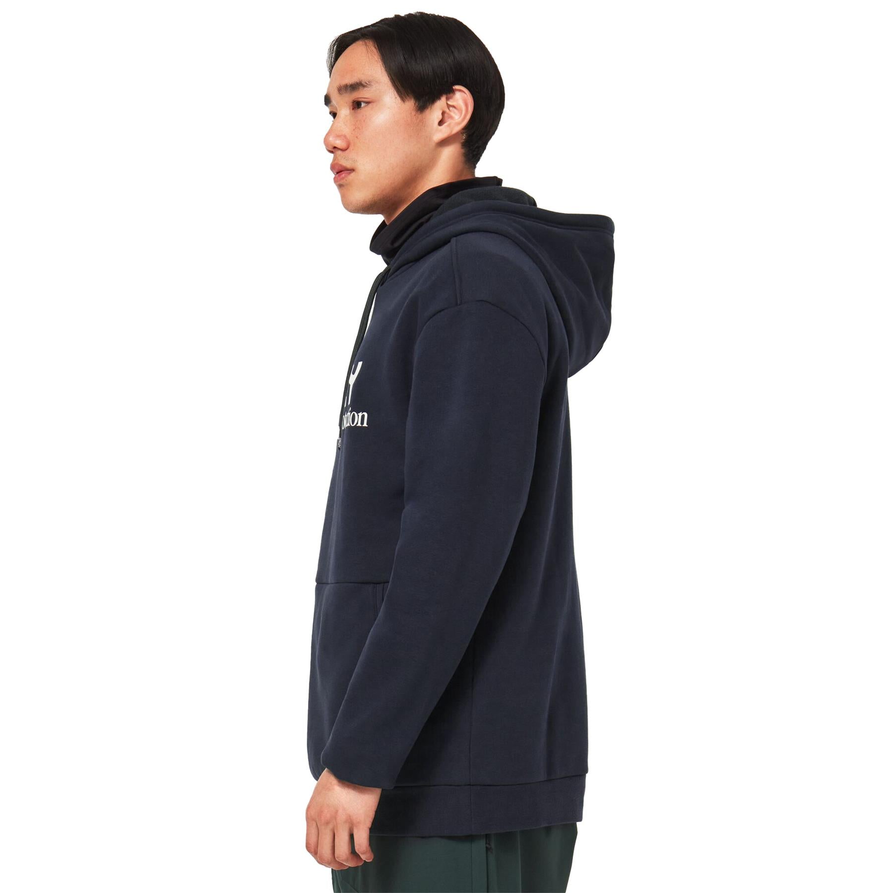 Oakley Rider Long 2.0 Mens Hoodie Black / White