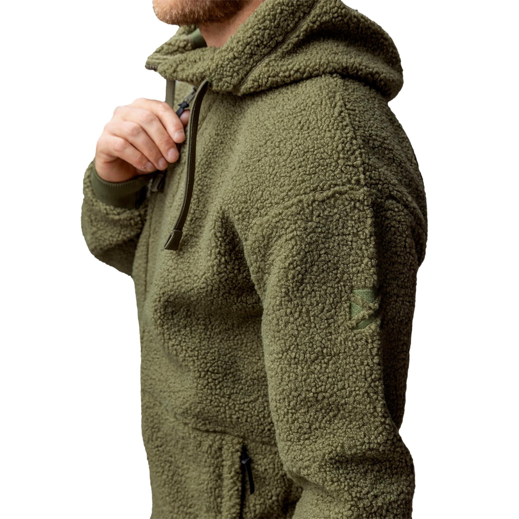 Halti Lykky Mens Fleece Jacket Four Leaf Clover Green