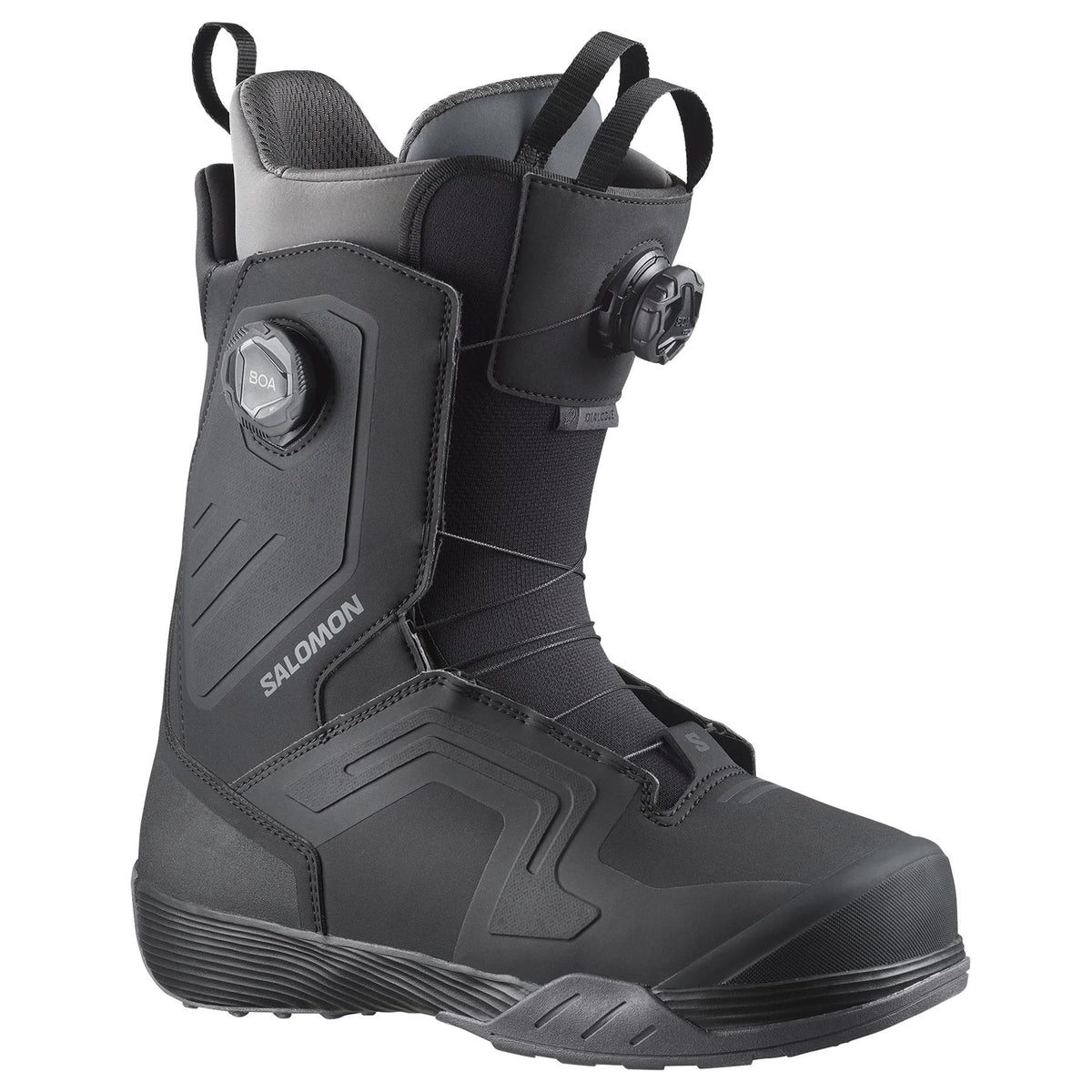 Salomon Dialogue Dual BOA Mens Snowboard Boots Black/Black/Asphalt 2027