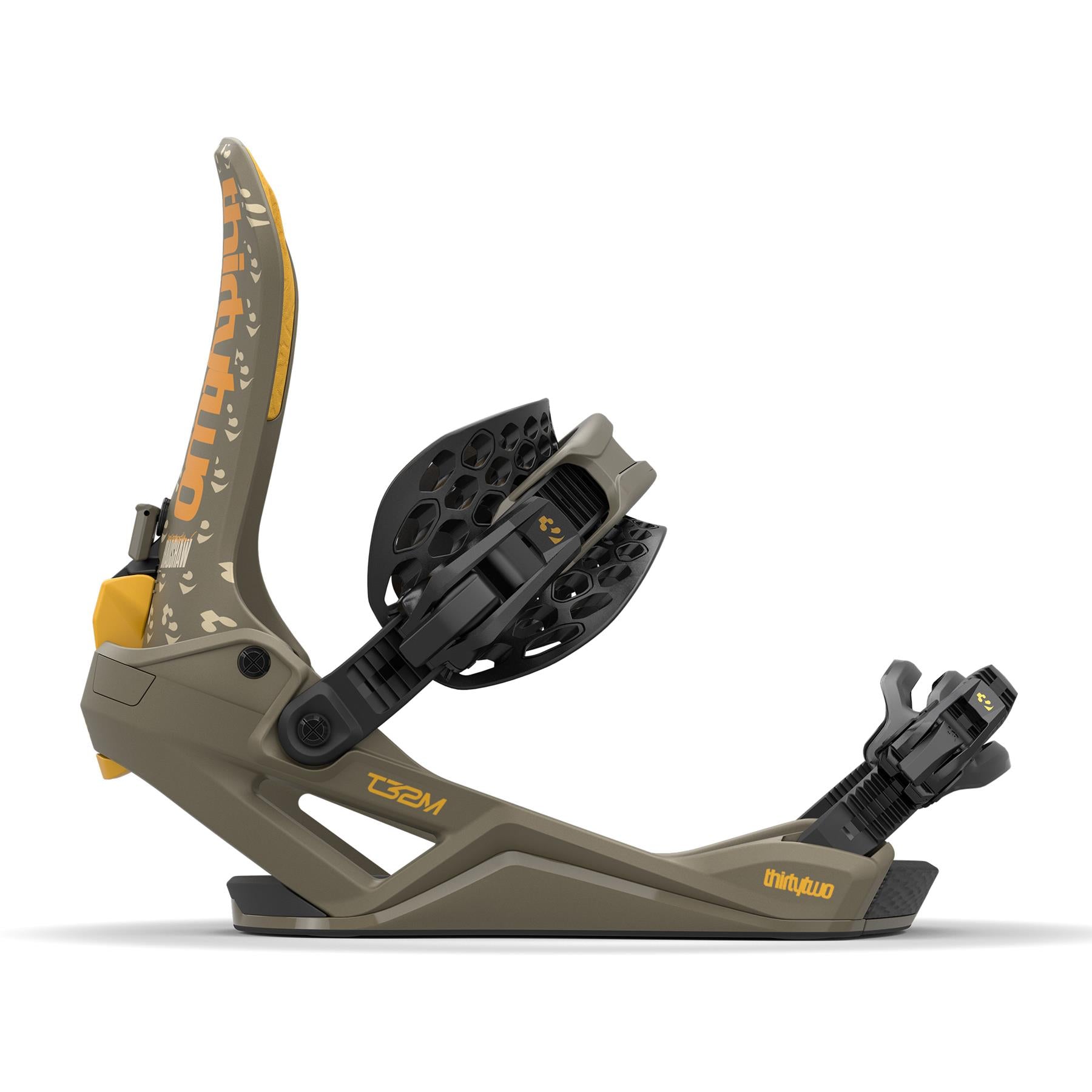 Thirtytwo T32M Fase x Bradshaw Snowboard Bindings Green 2026