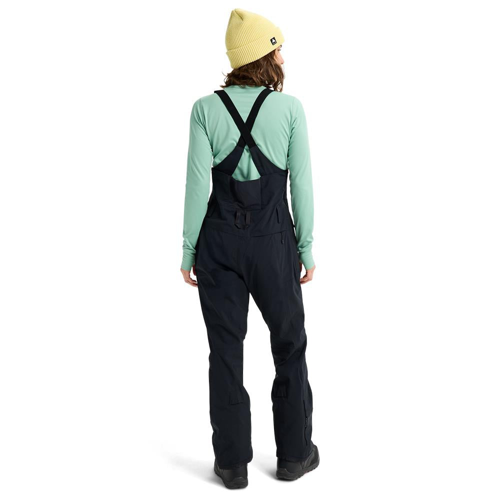 Burton Reserve 2L Womens Stretch Slim Bib Pants True Black