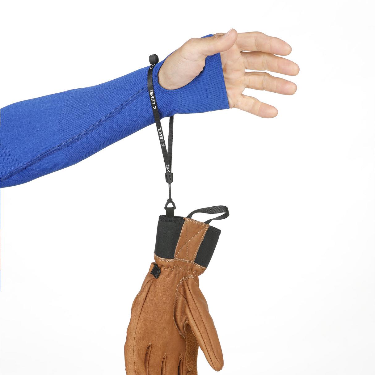 Level Shaman Mens Leather Gloves Brown