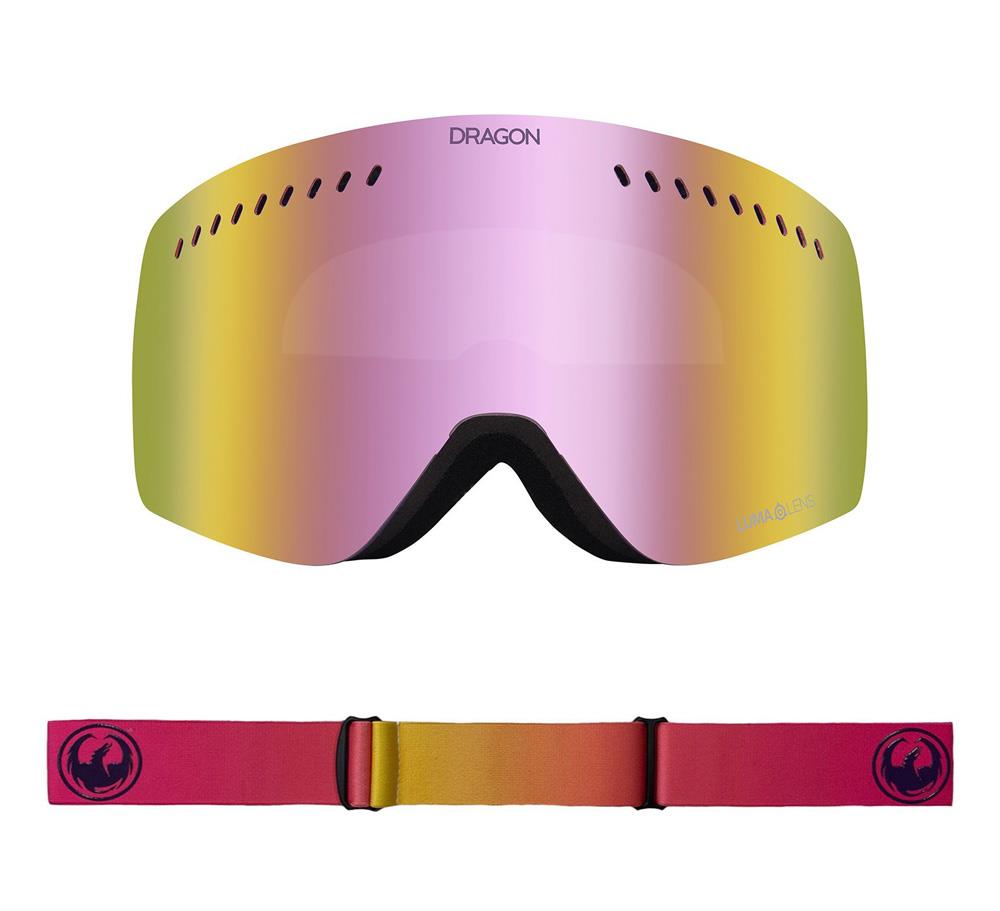 Dragon NFXS Goggles Fade Pink - Lumalens Pink Ion + Lumalens Rose