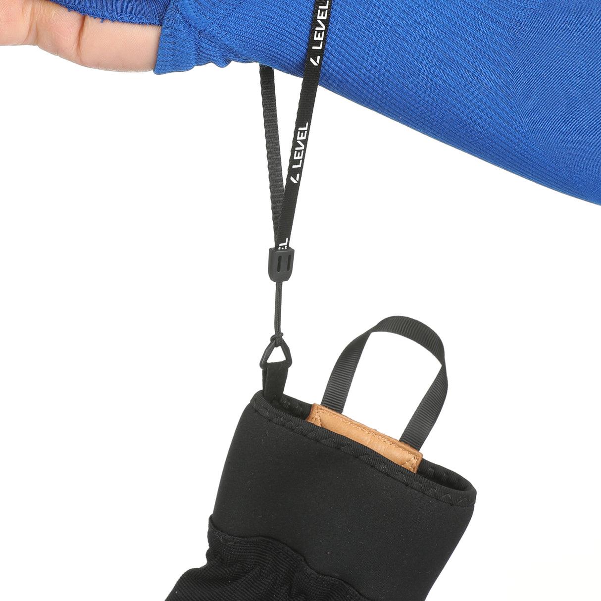 Level Roadster Mens Leather Gloves Beige