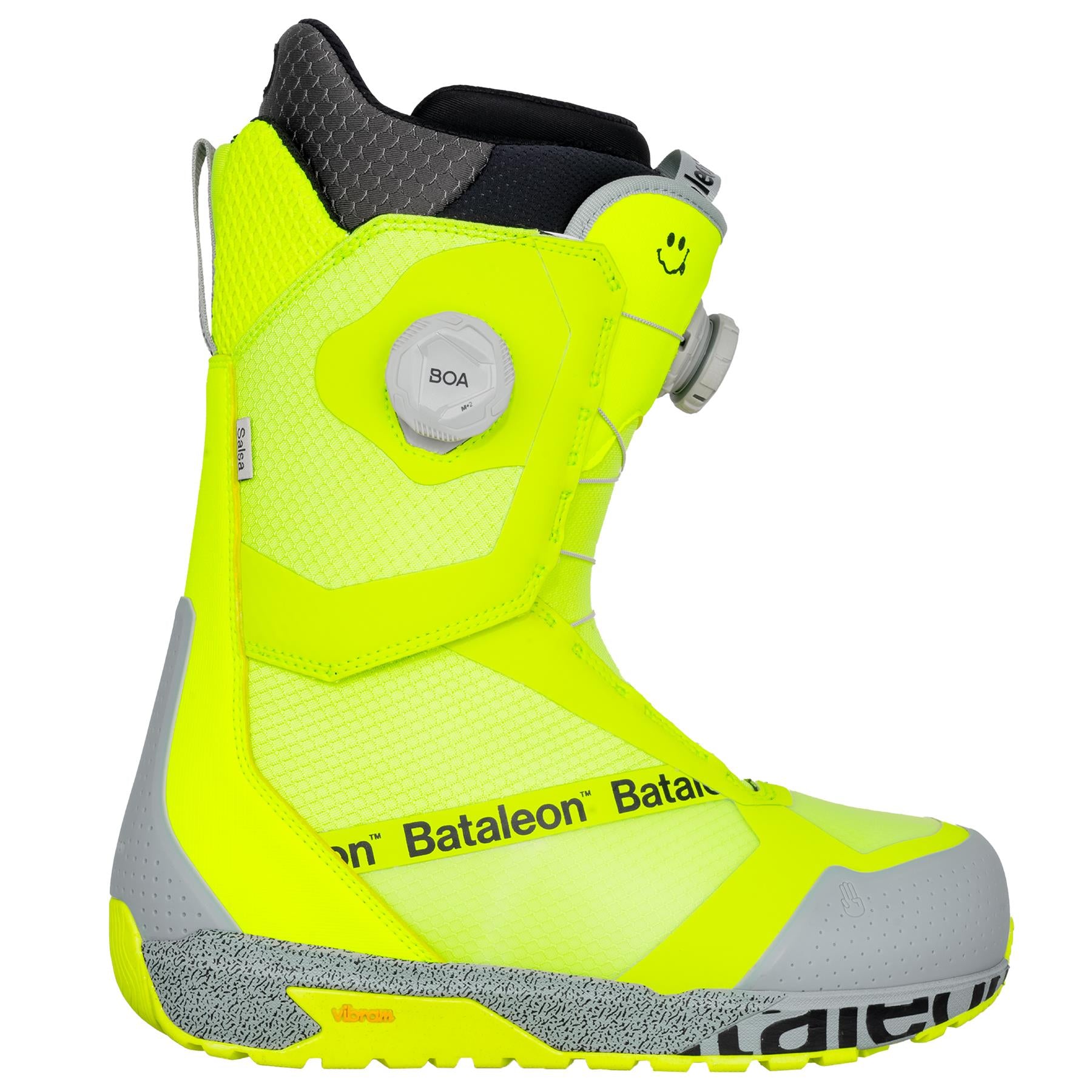 Bataleon Salsa Double BOA Mens Snowboard Boots Neon Yellow 2026