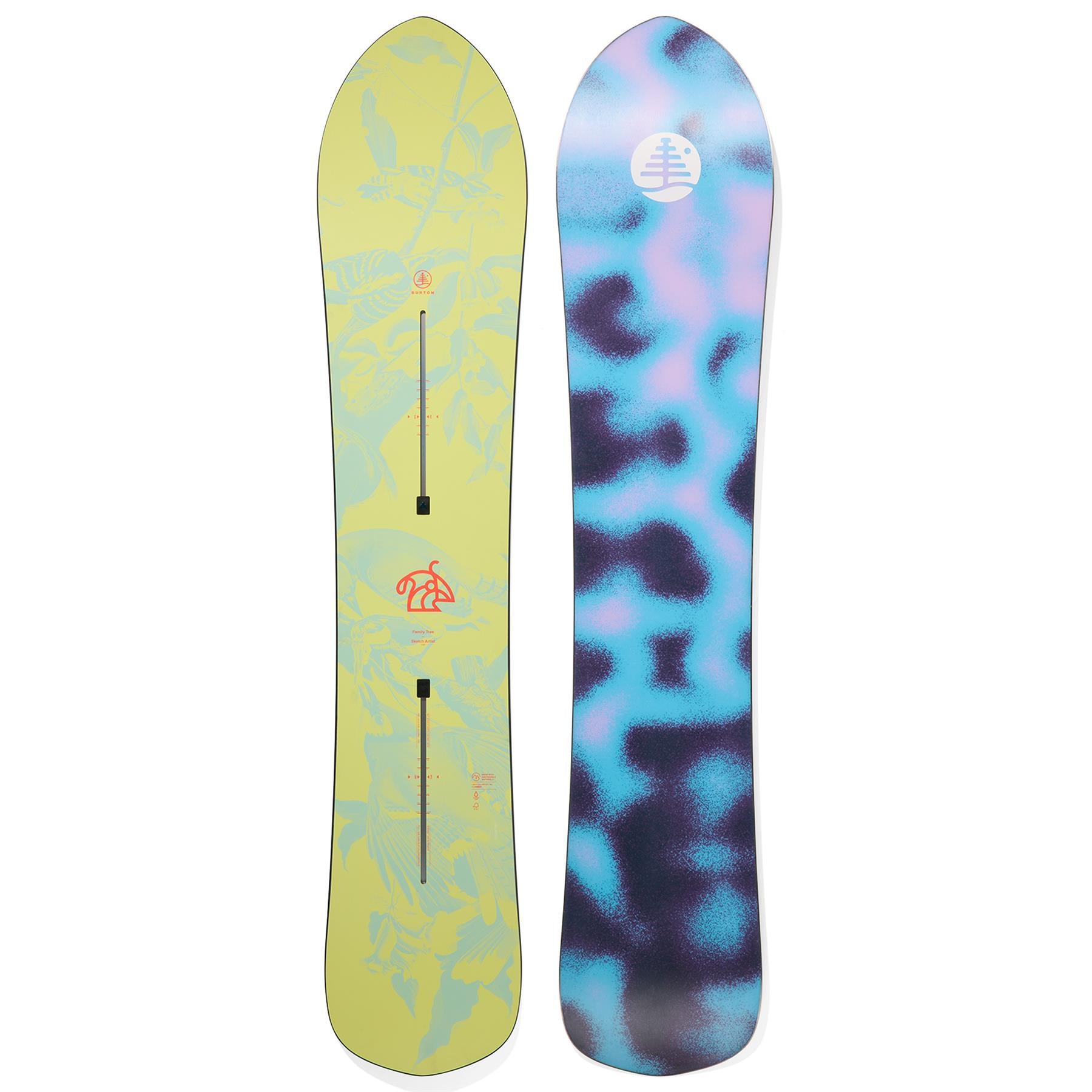 Burton Family Tree Sketch Artist Camber Unisex Snowboard 2026 155cm