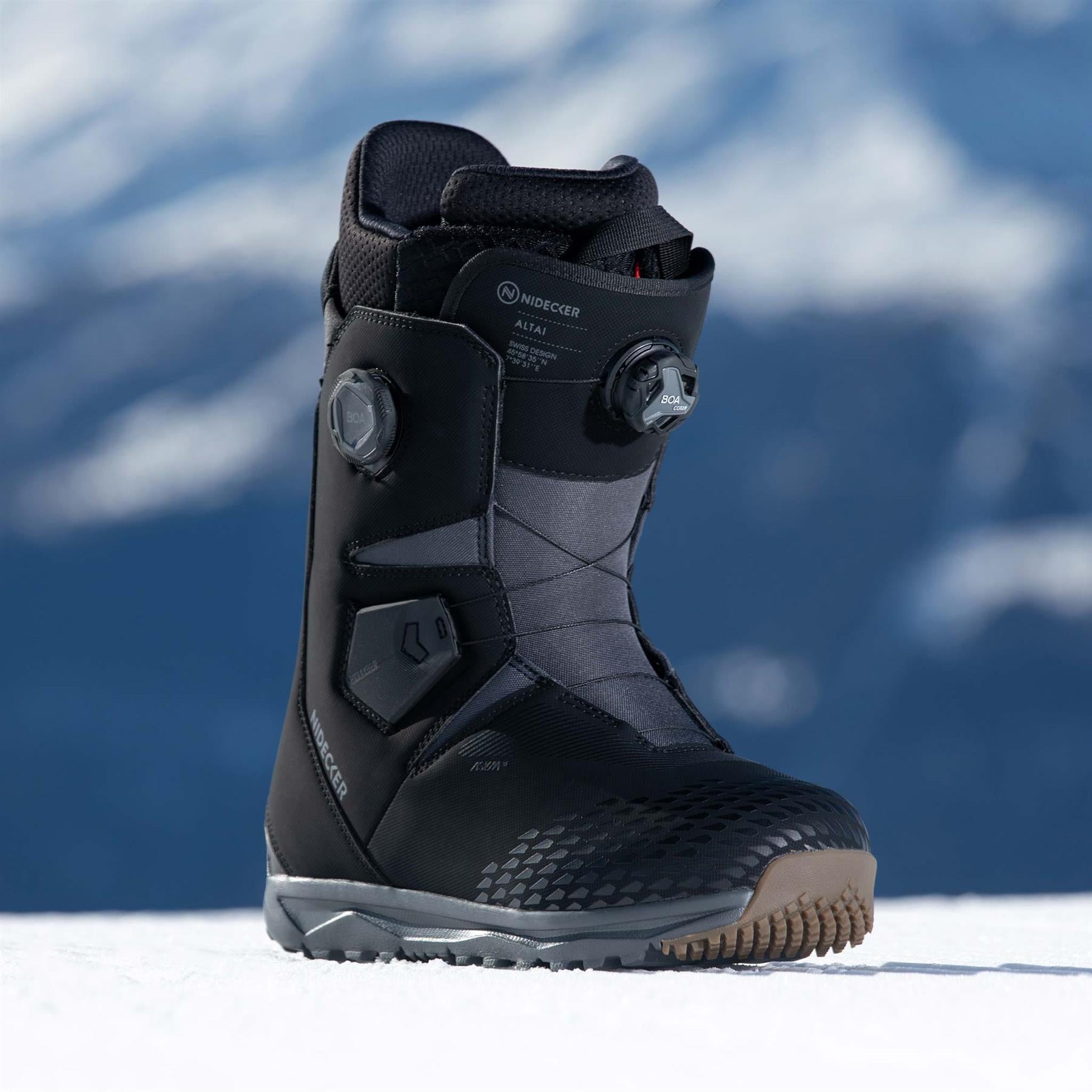Nidecker Altai BOA Mens Snowboard Boots Black 2026