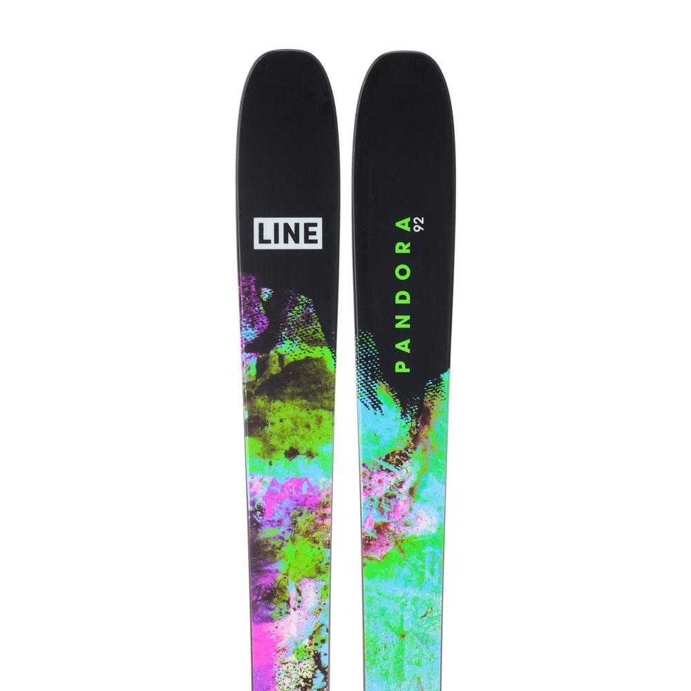 Line Pandora 92 Unisex Skis + Squire 10 QC Bindings 2025