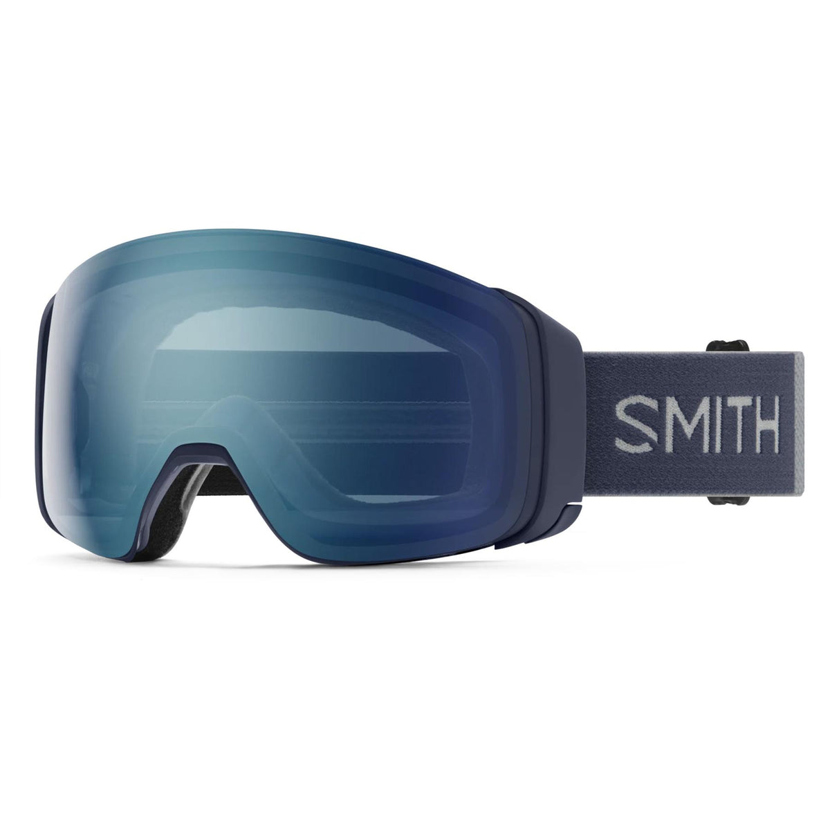 Smith 4D MAG Goggles Royal Navy - Chromapop Everyday Blue Mirror + Spare Lens