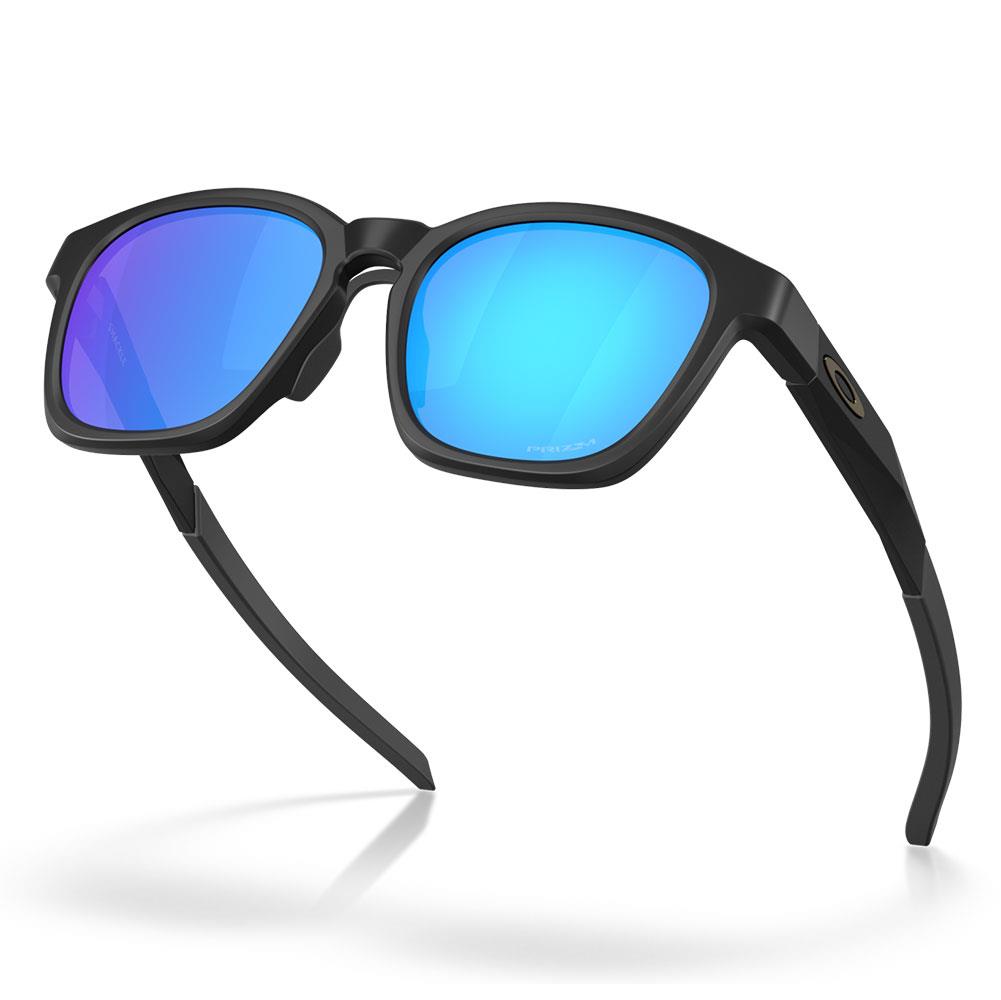 Oakley Shackle Sunglasses Matte Black - Prizm Sapphire Lens