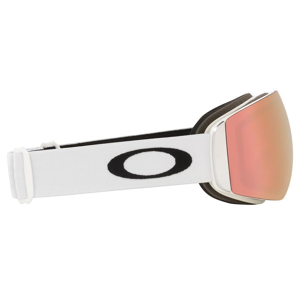 Oakley Flight Deck M Goggles Matte White - Prizm Rose Gold Lens