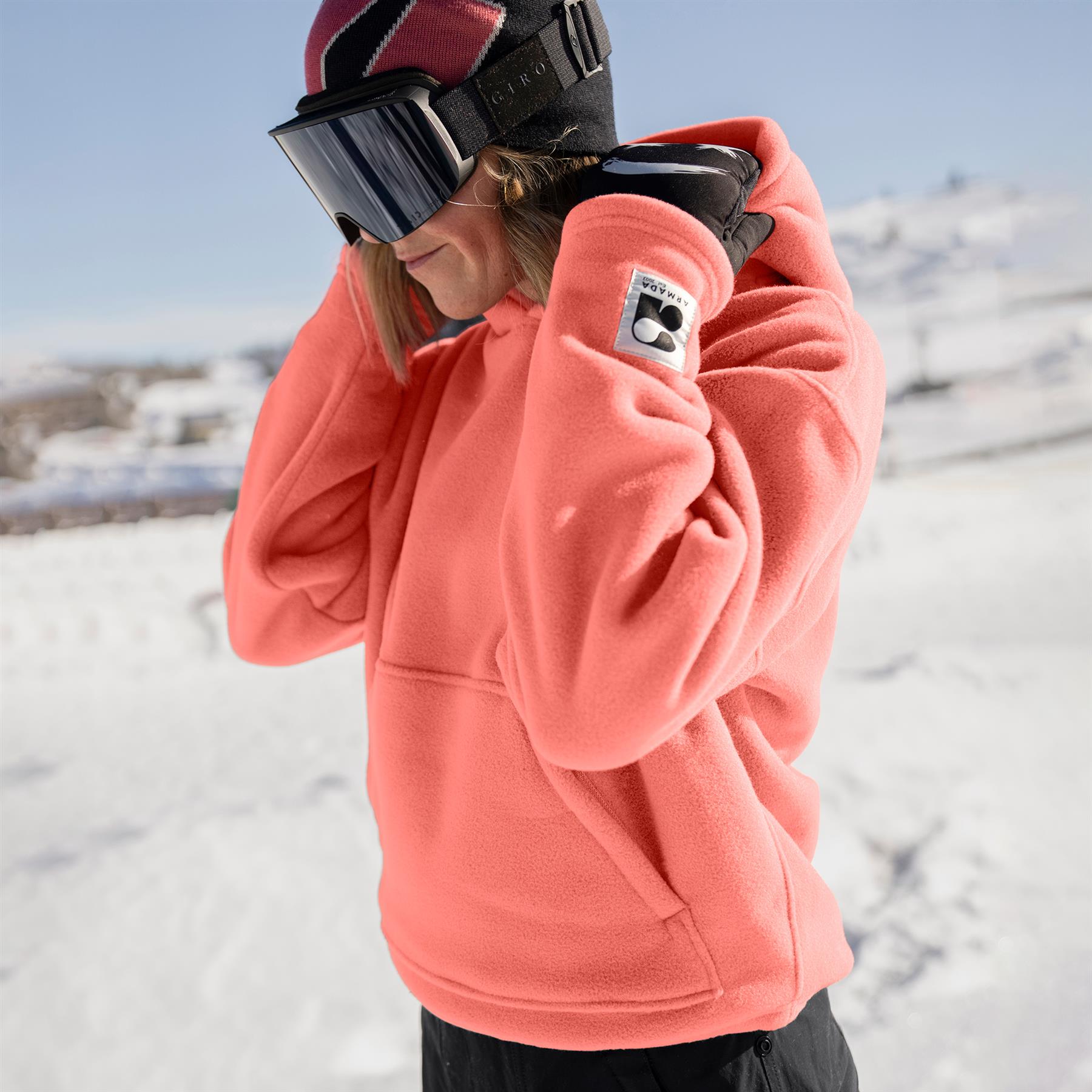 Armada Carmi Womens Hoodie Faded Rose