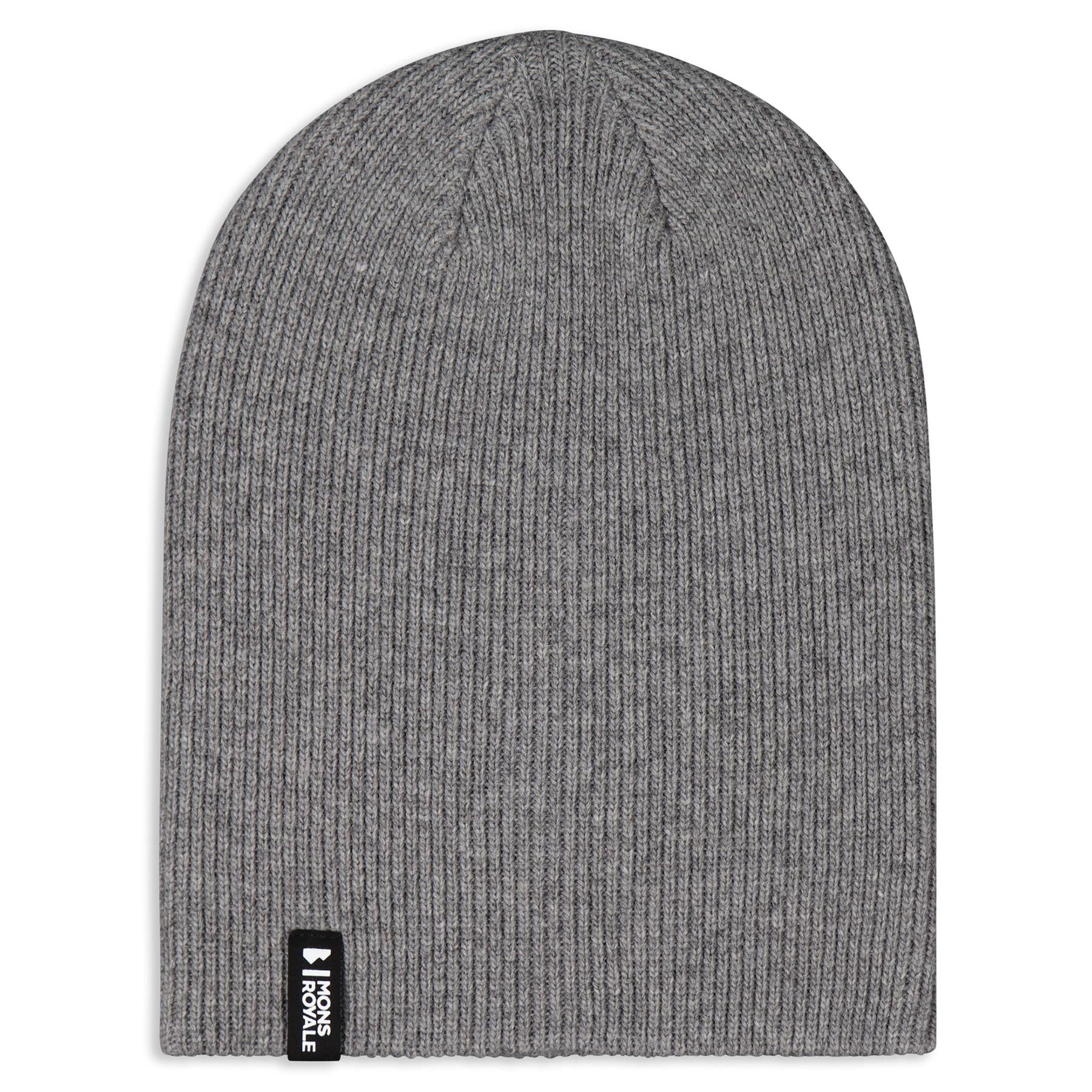 Mons Royale Chunky Logger Merino Beanie Charcoal Marl