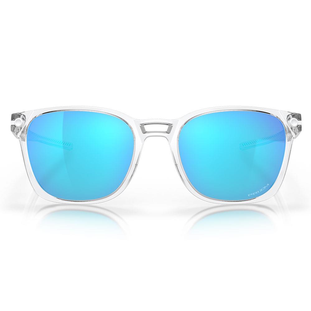 Oakley Ojector Sunglasses Polished Clear - Prizm Sapphire Lens