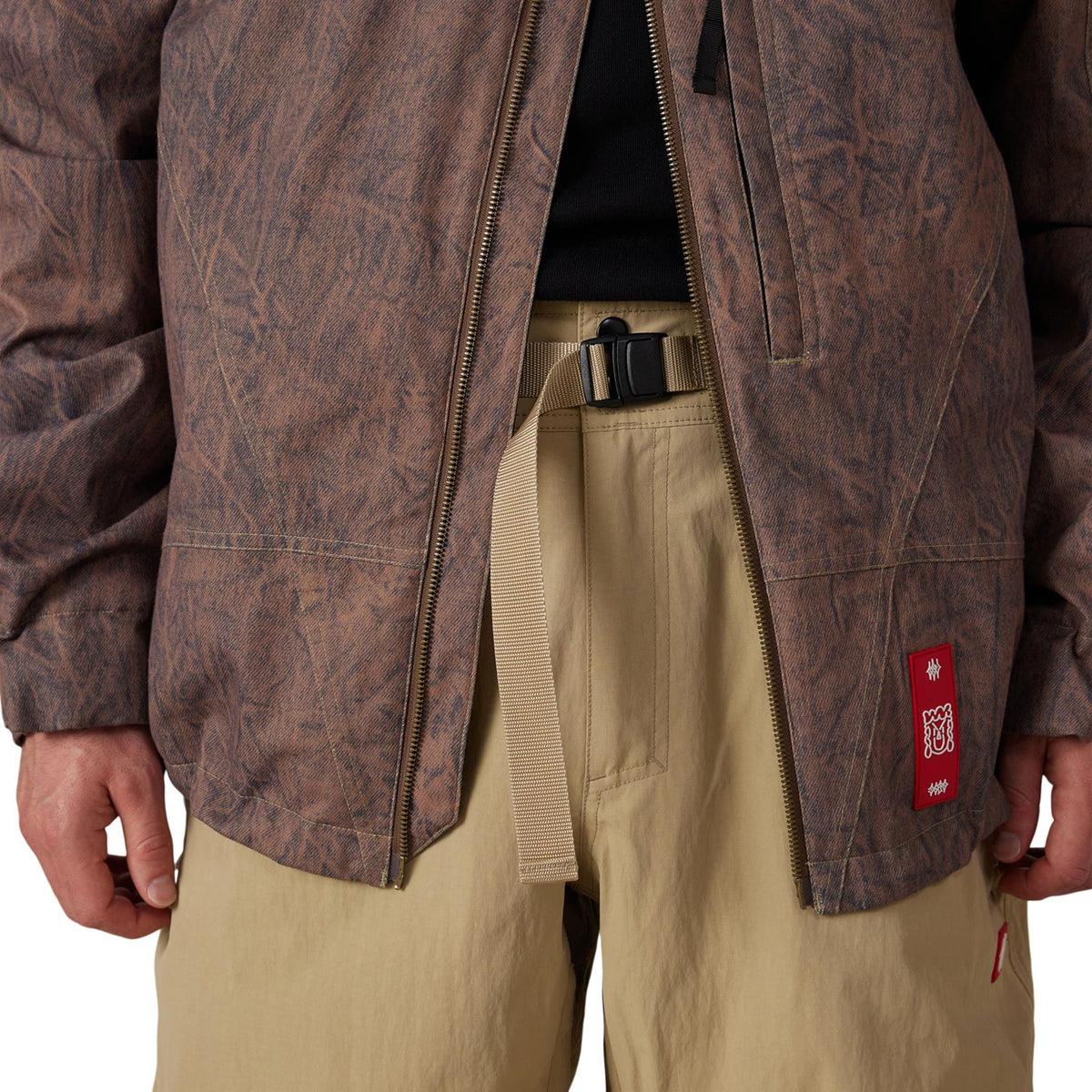 686 Mens 686 Dojo Shell Pants Khaki Crinkle