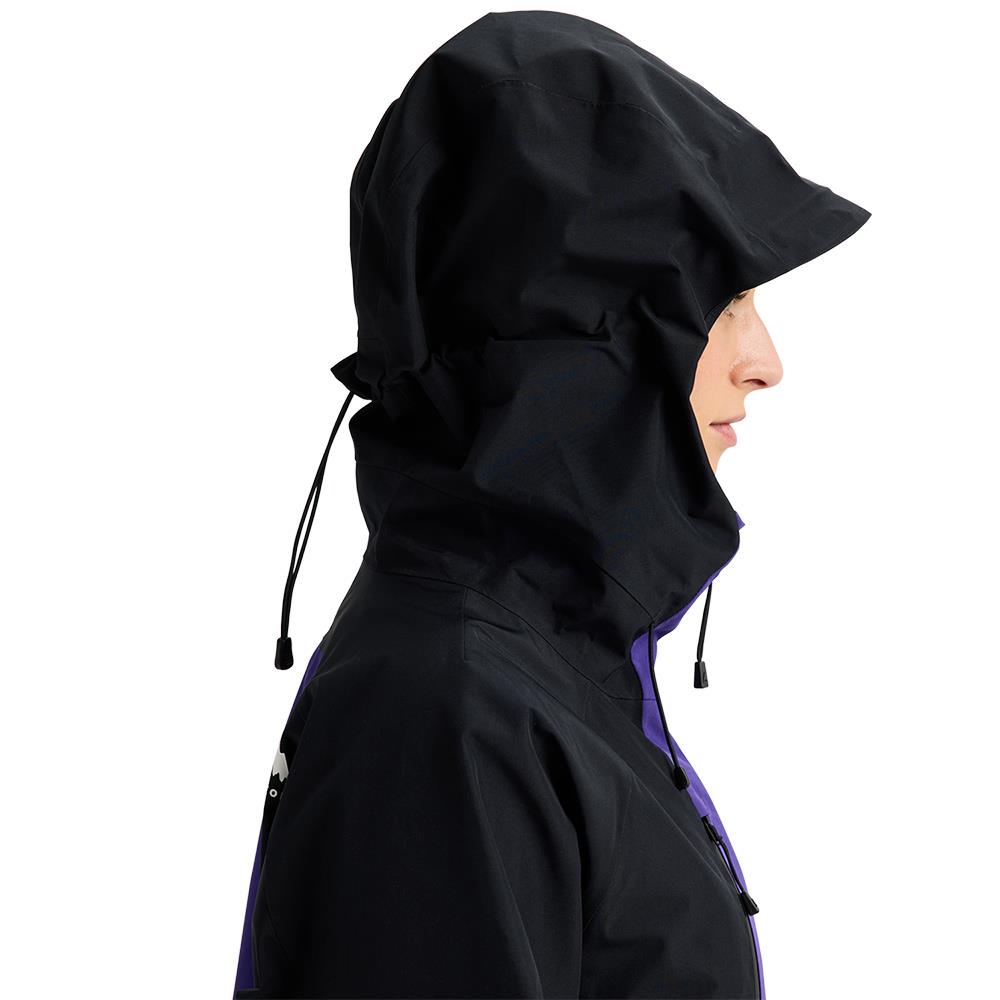 Burton Reserve GORE-TEX 2L Womens Jacket Prism Violet/True Black/Gray Cloud