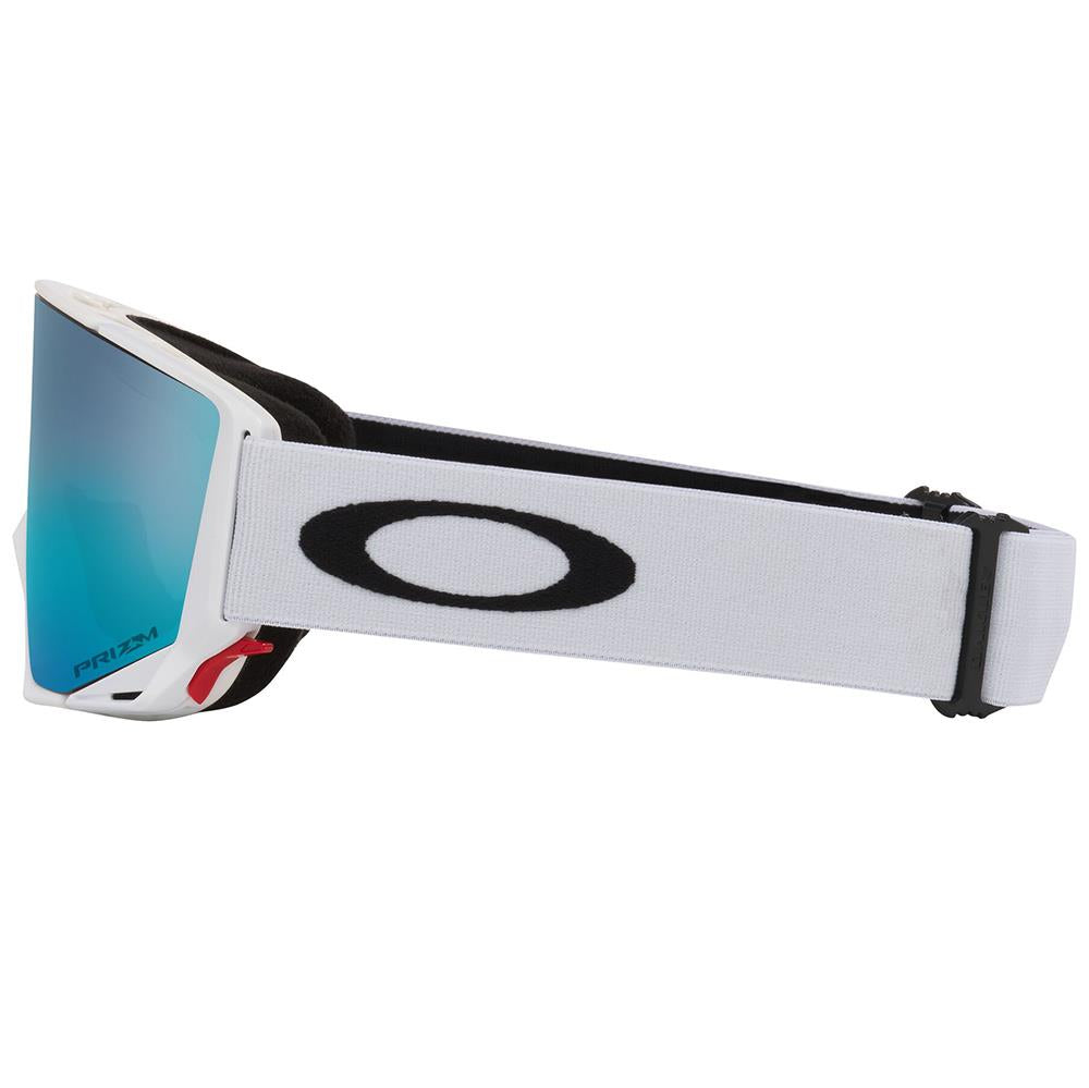 Oakley Flow Scape M Goggles Matte White - Prizm Sapphire + Prizm Iced Lens
