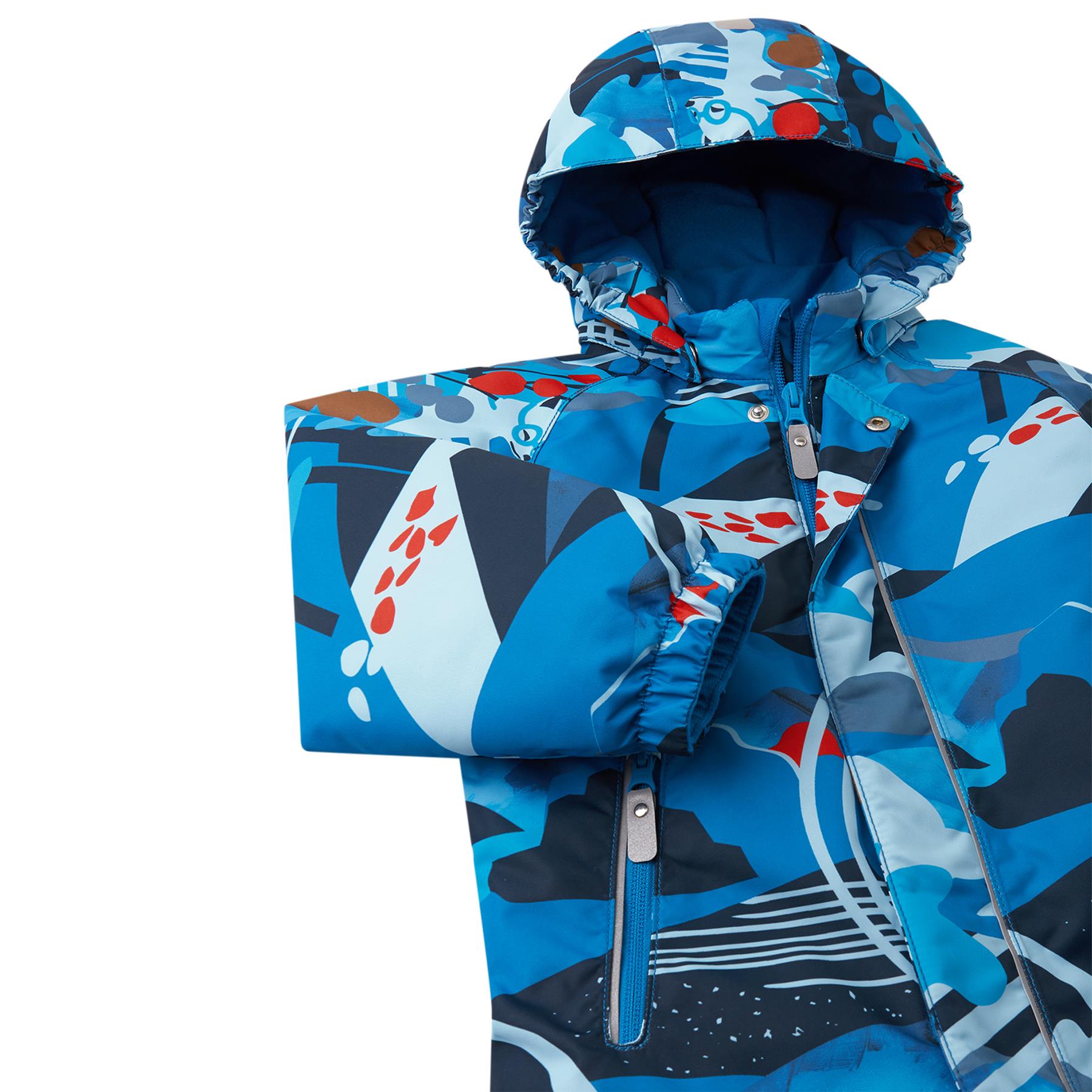Reima Puhuri Toddler Snowsuit Bright Blue