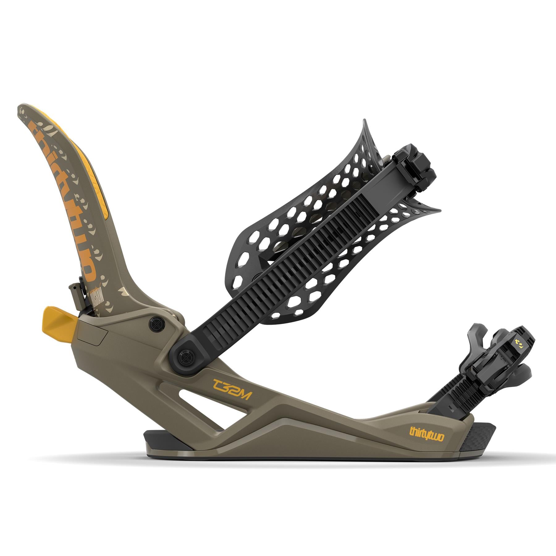 Thirtytwo T32M Fase x Bradshaw Snowboard Bindings Green 2026