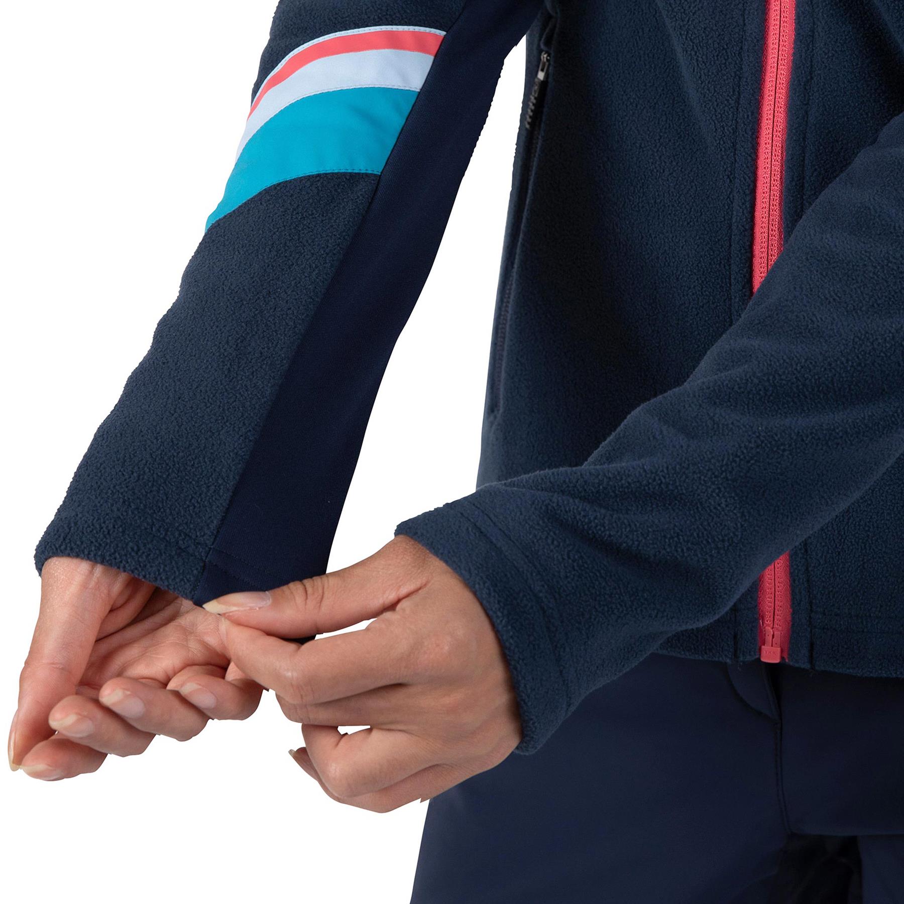 Rossignol Womens Strawpile FZ Fleece Dark Navy