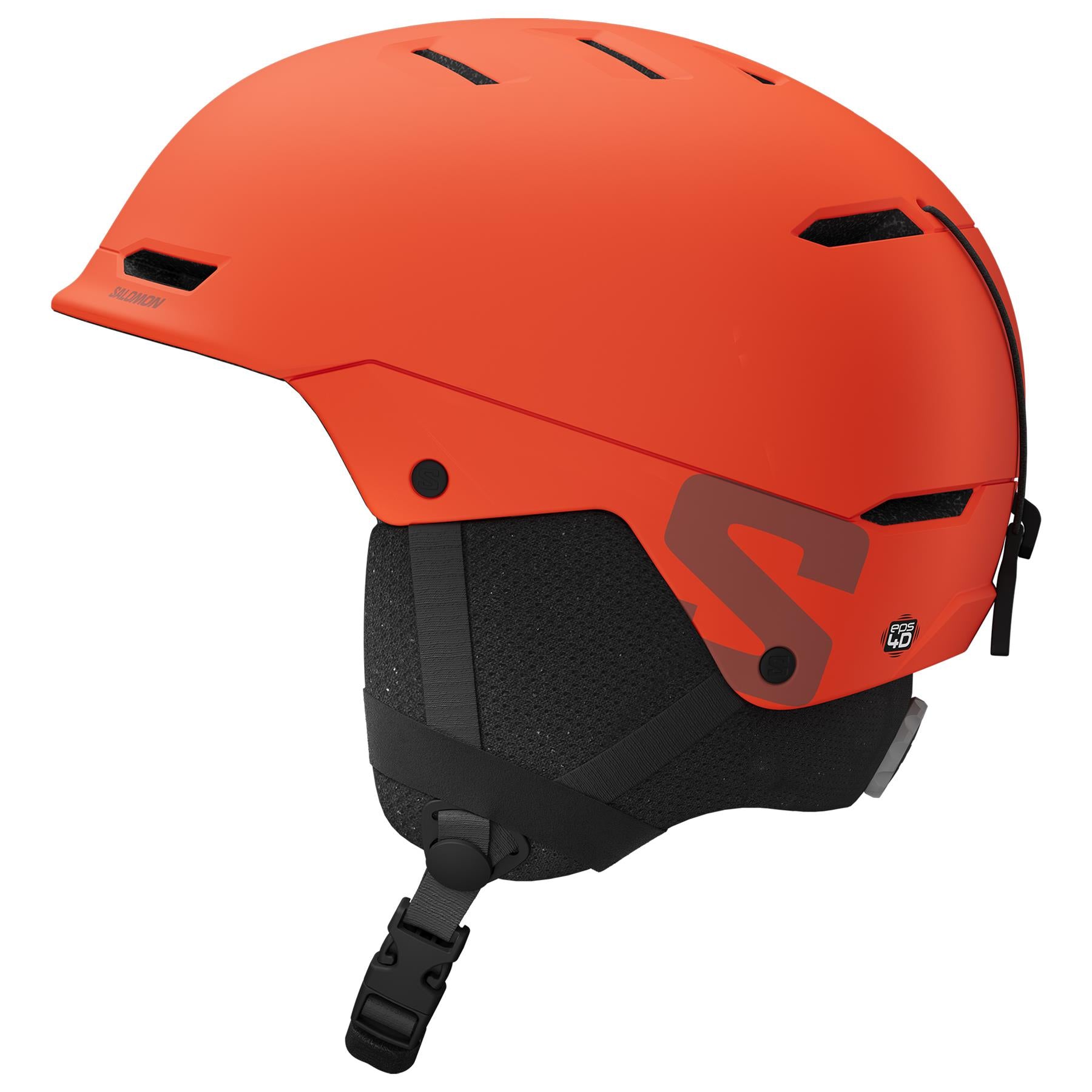 Salomon Husk Junior Ski + Snowboard Helmet Cherry Tomato