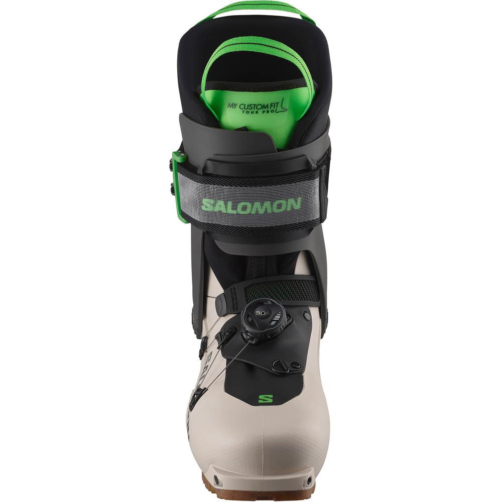 Salomon MTN Summit Pro Ski Touring Boots 2023 Rainy Day/Neon Green