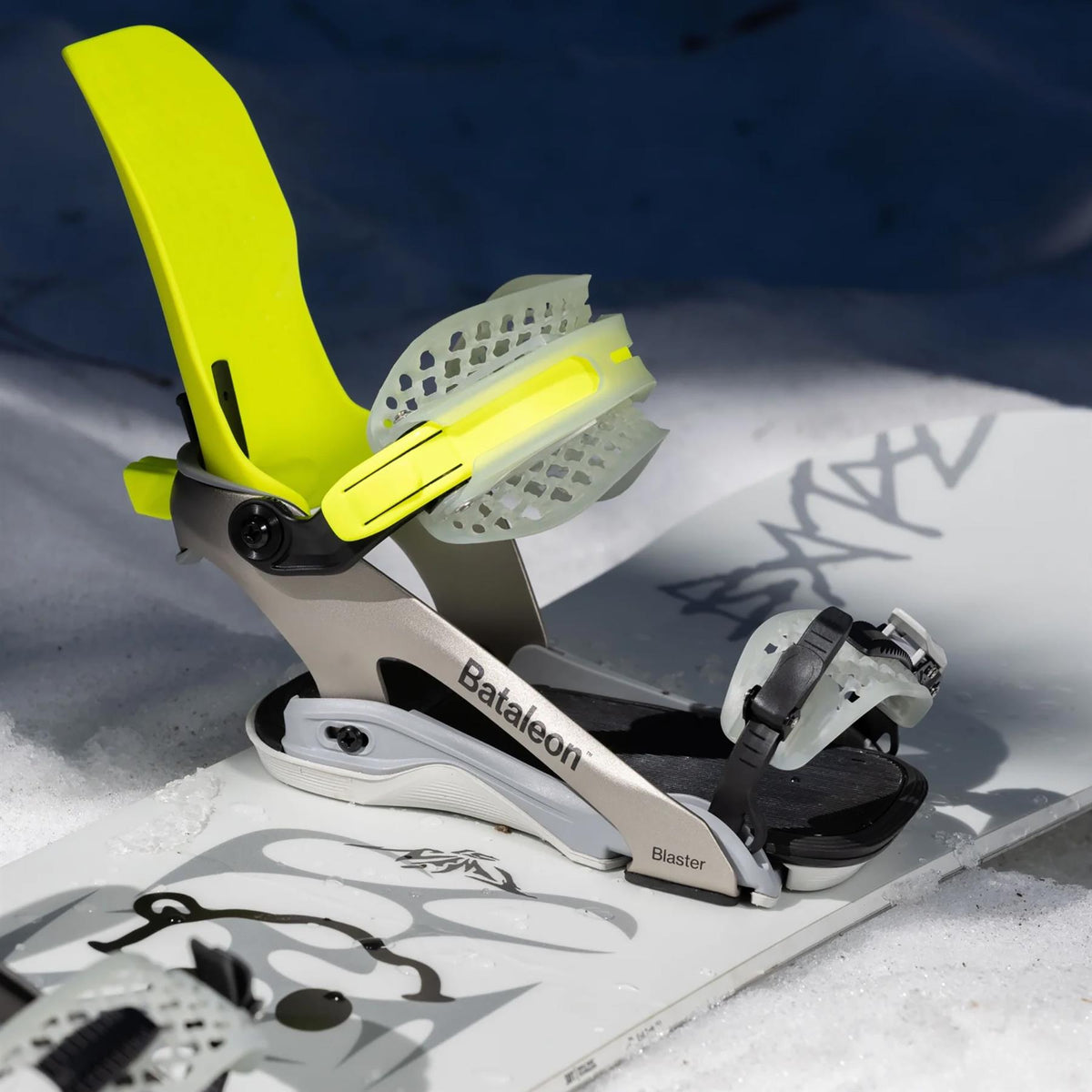 Bataleon Blaster AsymWrap FASE Mens Snowboard Bindings Neon Yellow 2027