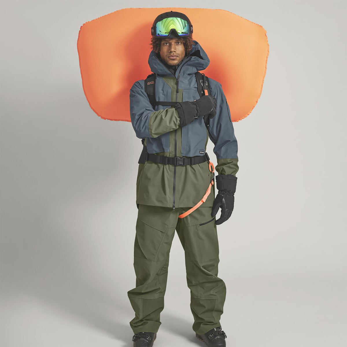 Ortovox Avabag Litric Freeride 28L Avalanche Airbag Backpack Dark Wild Herbs